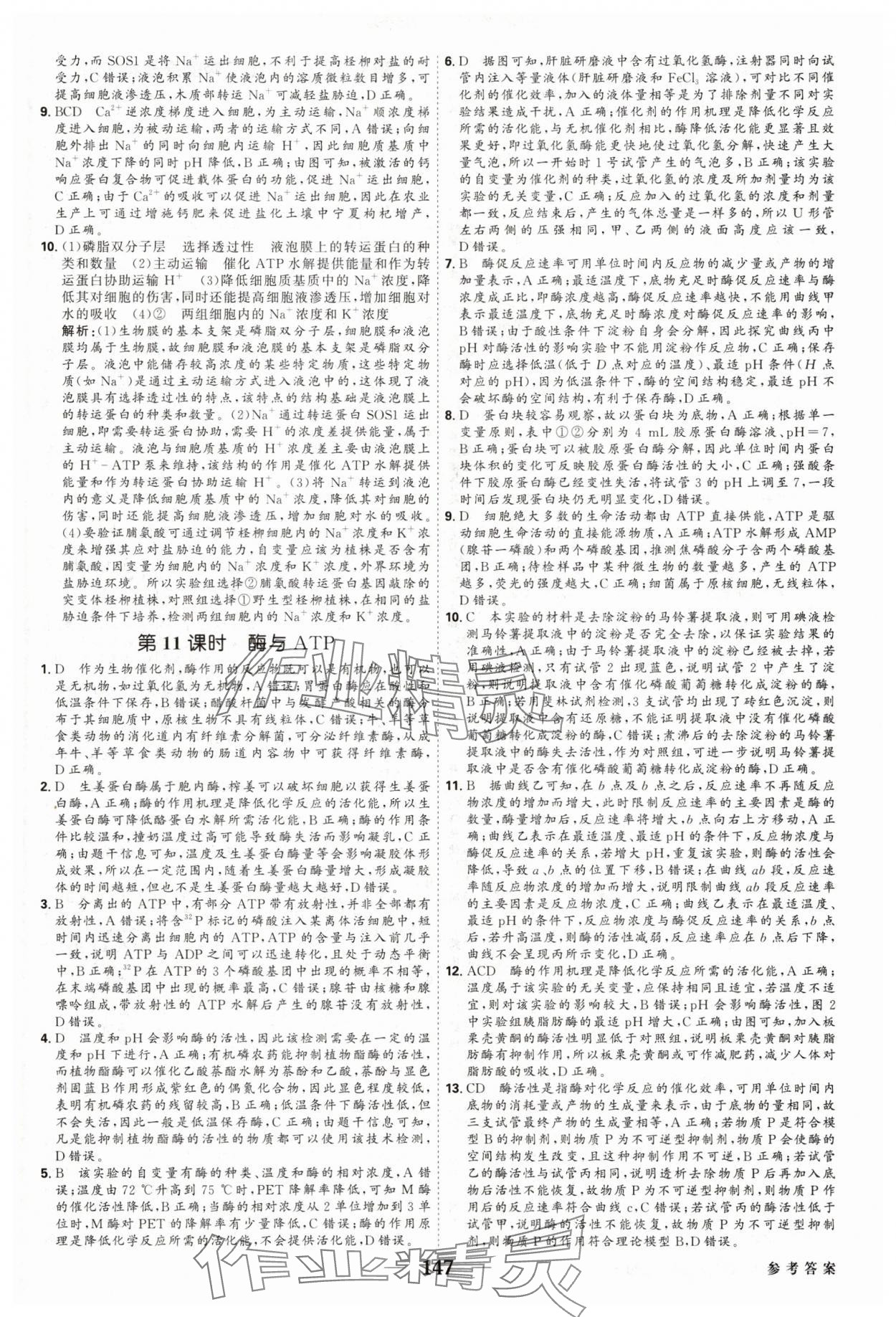 2025年紅對勾高考一輪復(fù)習(xí)金卷生物 第9頁