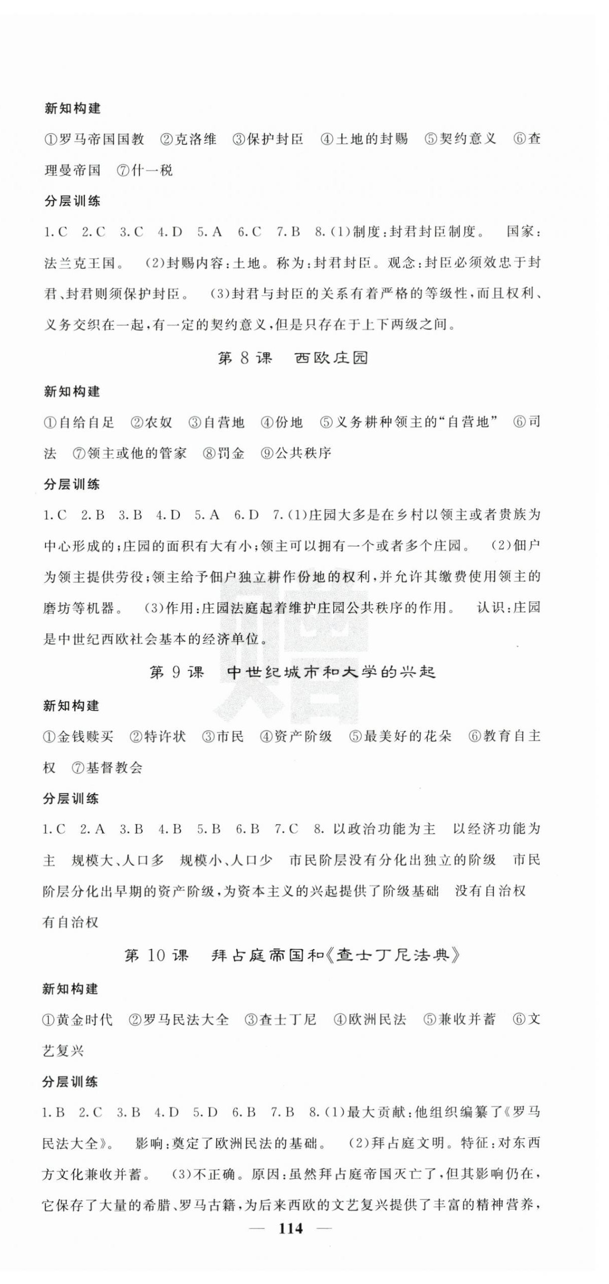 2025年课堂点睛九年级历史上册人教版 第3页