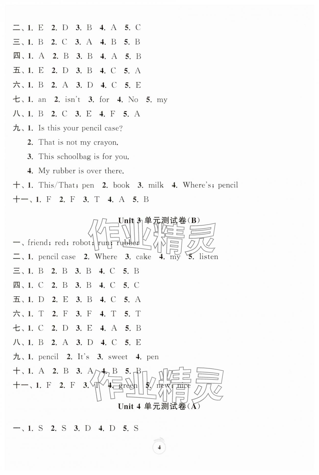 2024年通關(guān)提優(yōu)全能檢測卷三年級英語下冊譯林版 第4頁