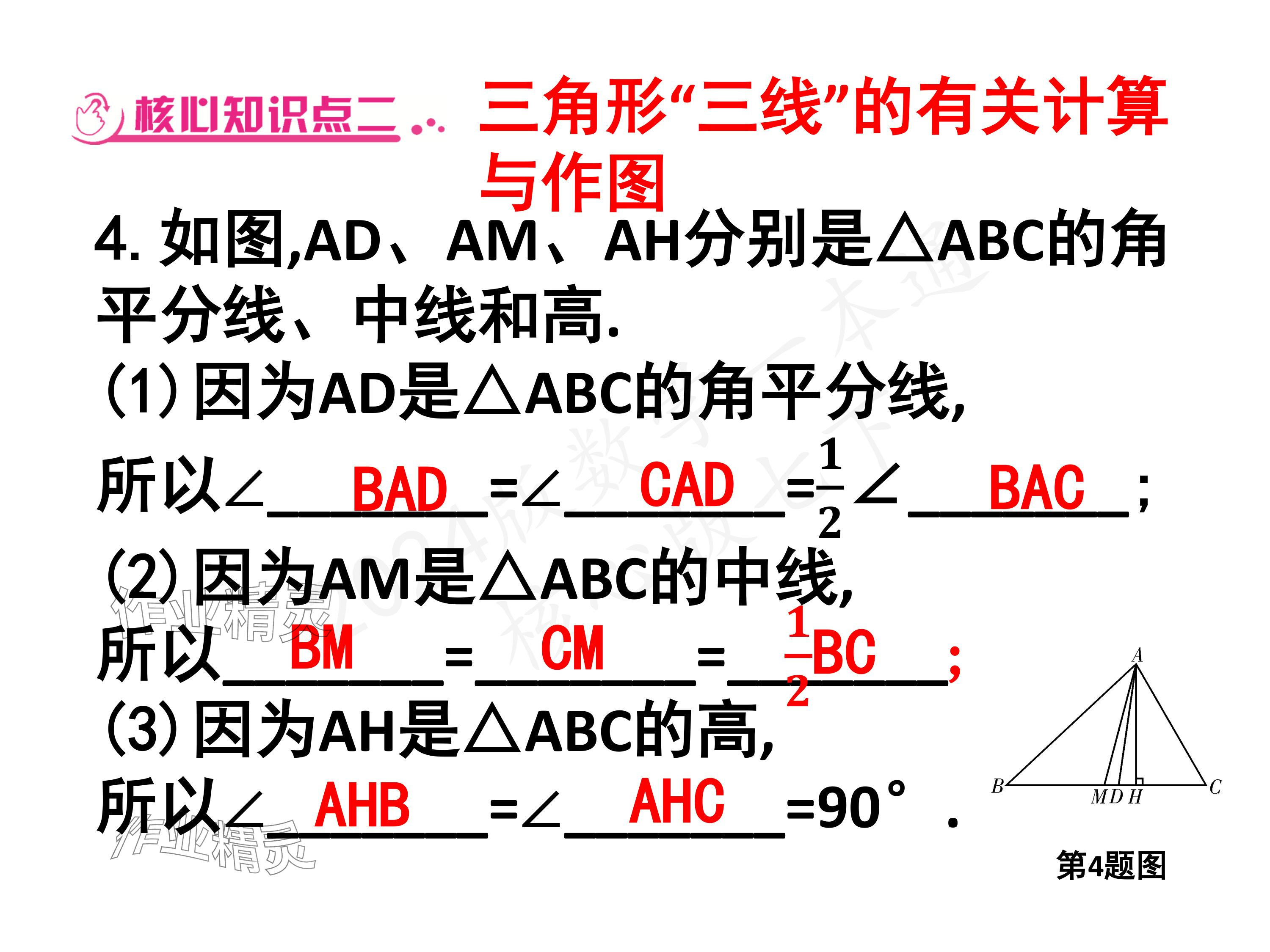 2024年一本通武汉出版社七年级数学下册北师大版 参考答案第40页