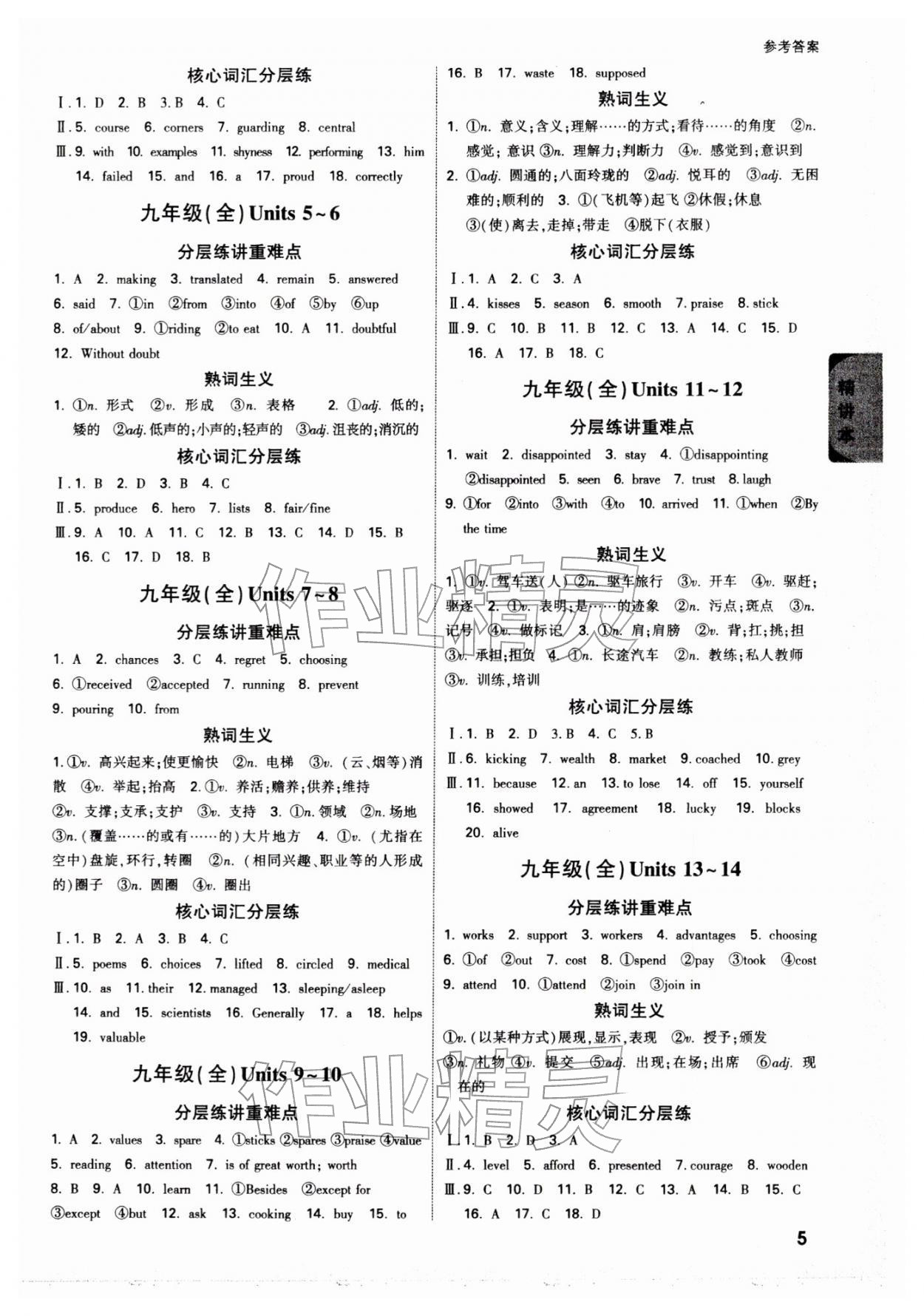 2026年萬唯中考試題研究九年級英語安徽專版&nbsp;第7頁