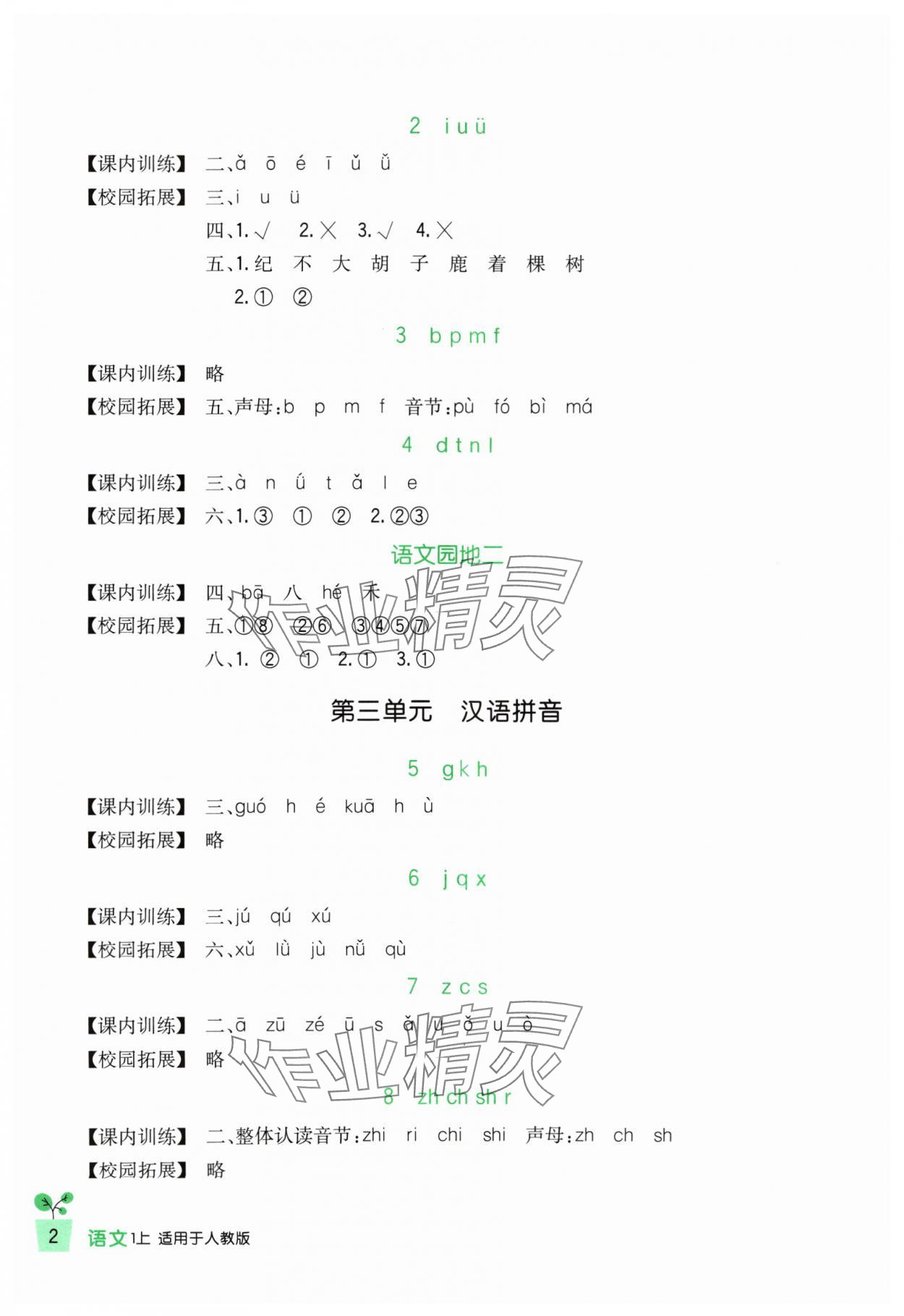 2024年新課標(biāo)小學(xué)生學(xué)習(xí)實(shí)踐園地一年級(jí)語(yǔ)文上冊(cè)人教版 第2頁(yè)