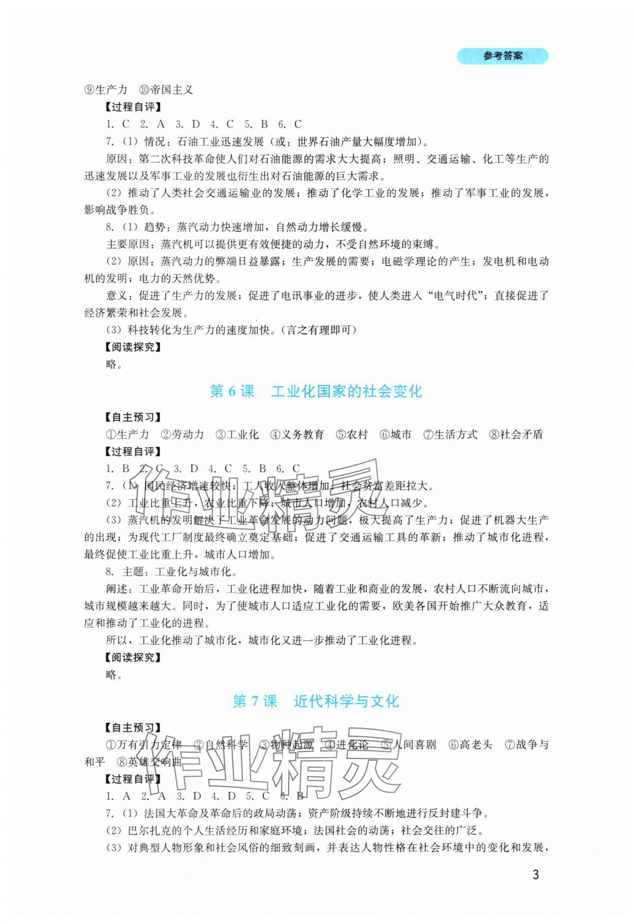 2025年新課程實(shí)踐與探究叢書(shū)九年級(jí)歷史下冊(cè)人教版 第3頁(yè)