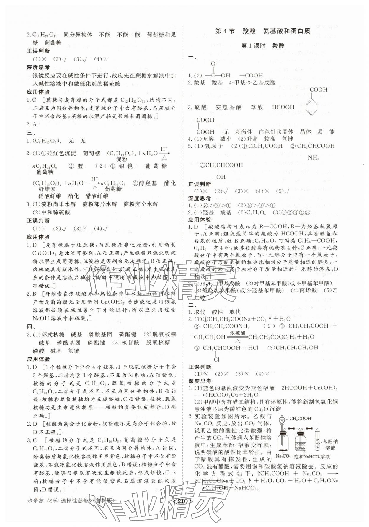 2025年步步高學(xué)習(xí)筆記高中化學(xué)選擇性必修3魯科版 參考答案第13頁
