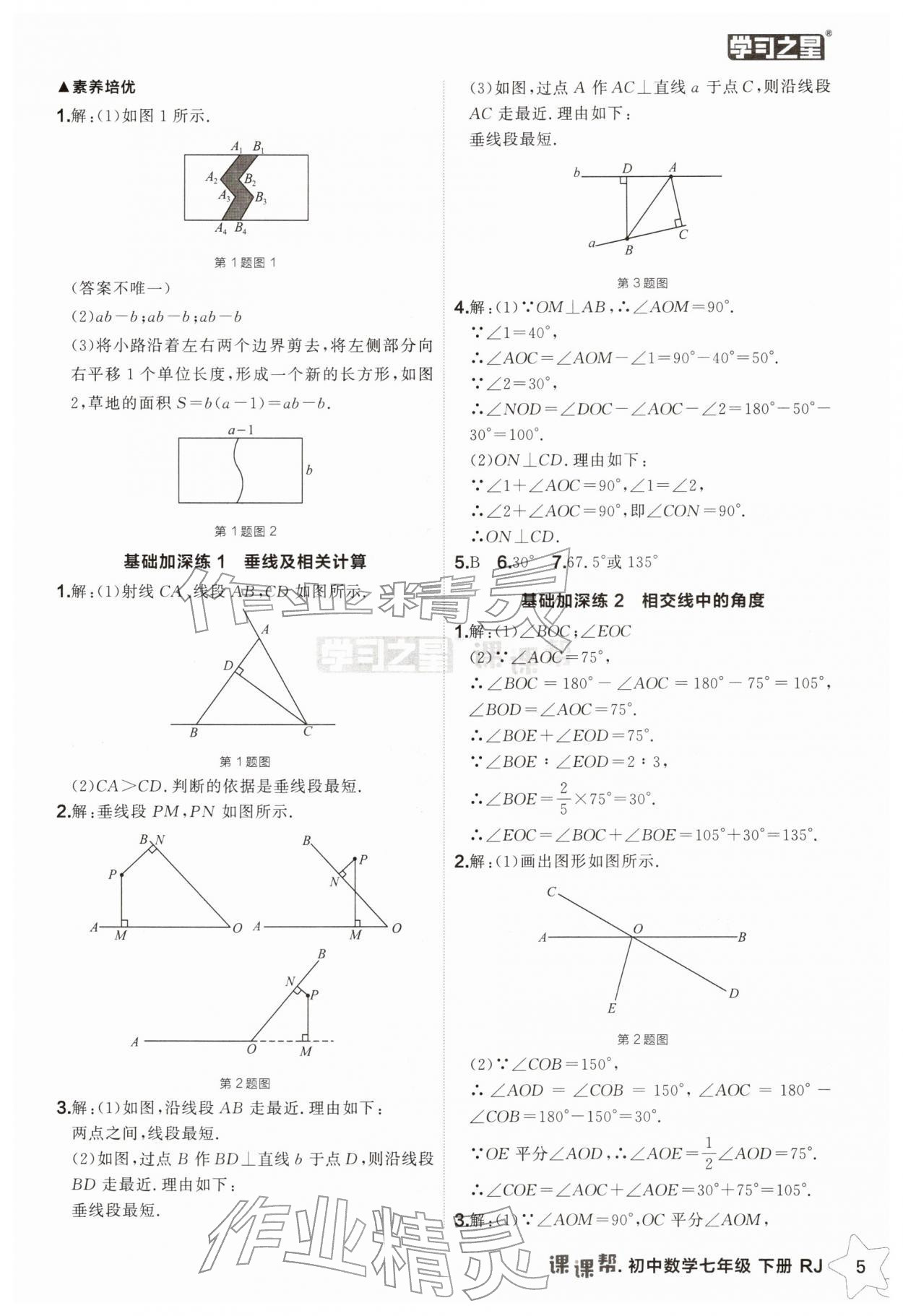 2026年课课帮七年级数学下册人教版辽宁专版&nbsp;第5页