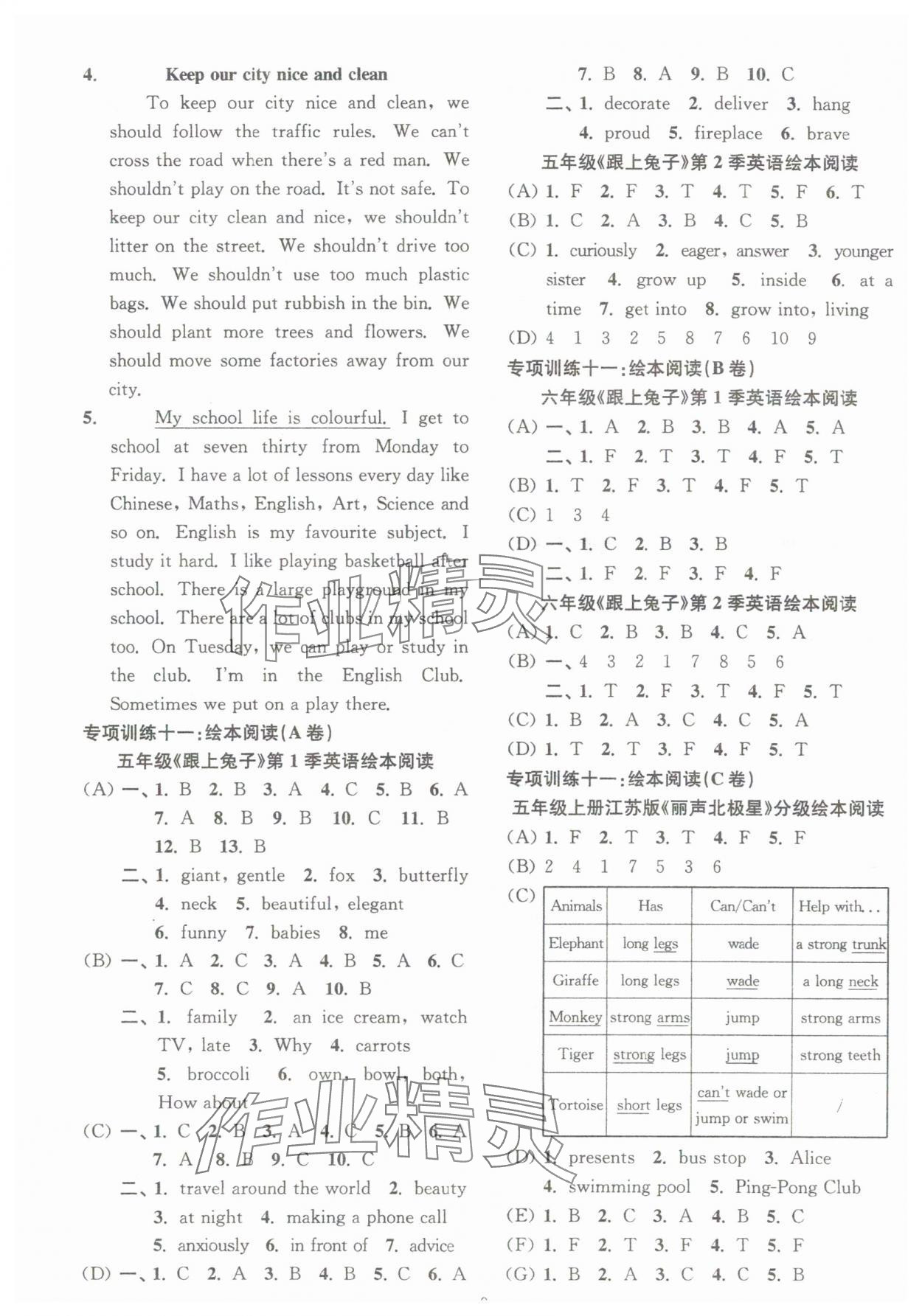 2025年自主创新作业小学毕业总复习一本通英语淮安专版 第9页
