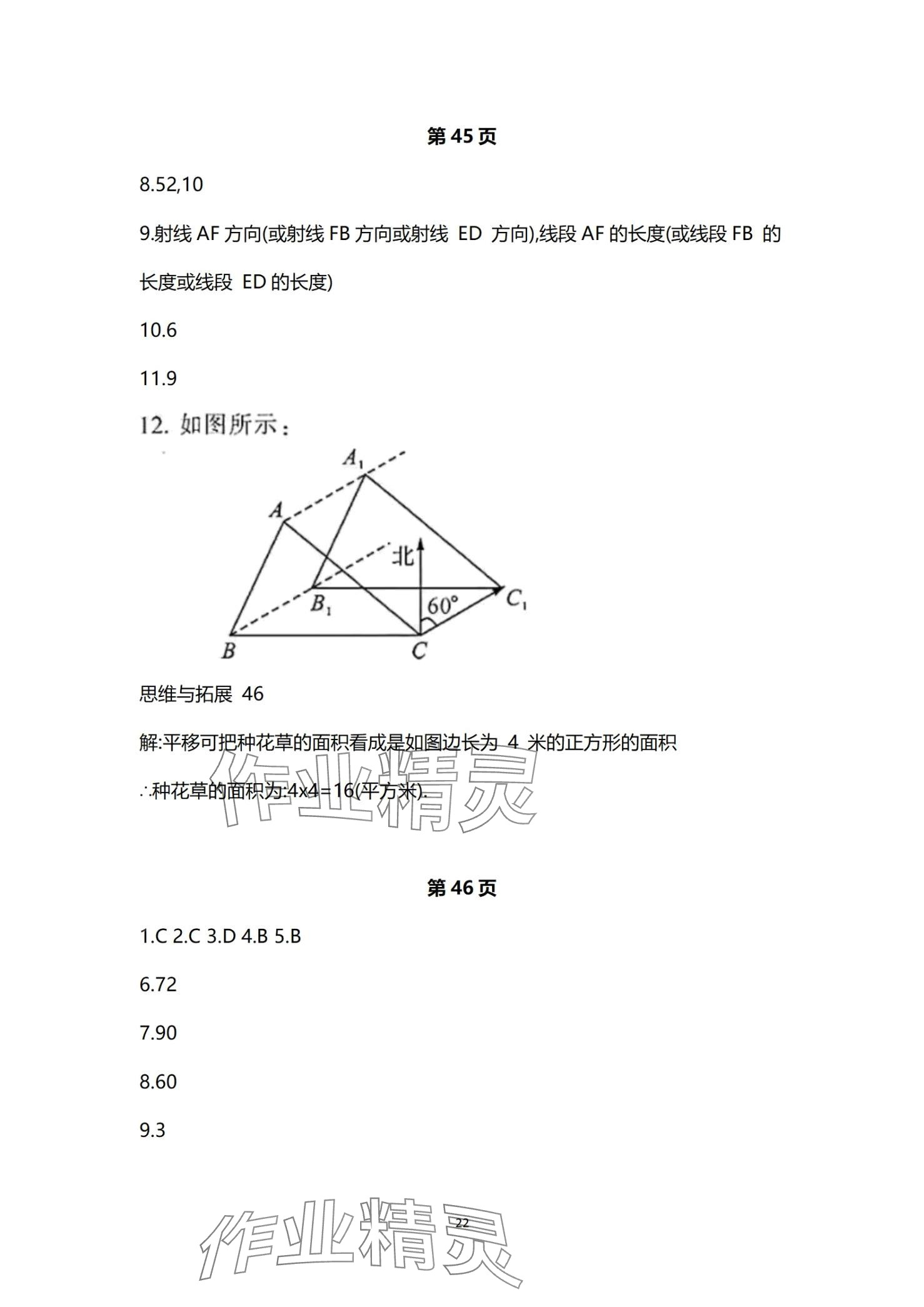 2024年中学生世界七年级数学第一学期下沪教版54制 第22页