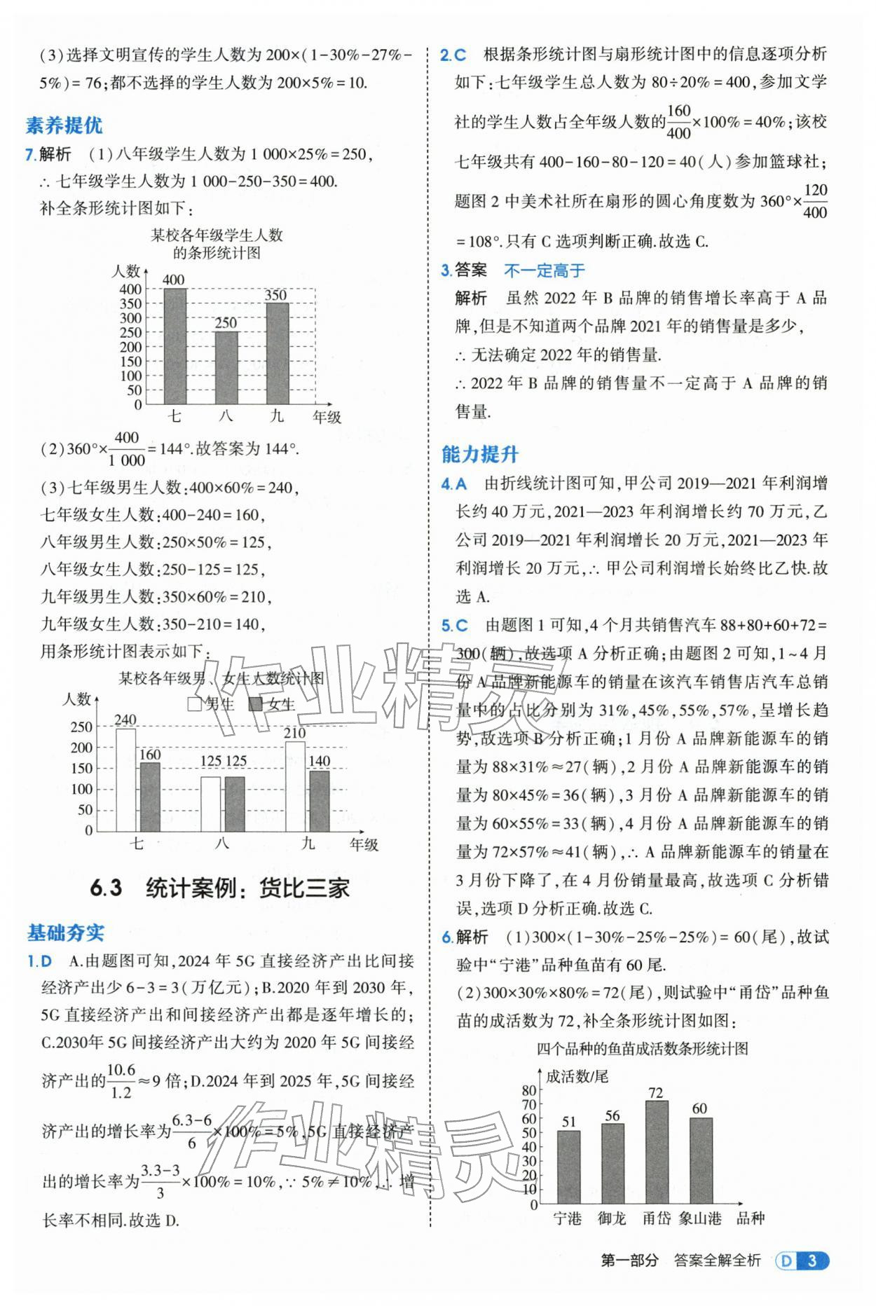 2026年5年中考3年模拟八年级数学下册苏科版&nbsp;第3页