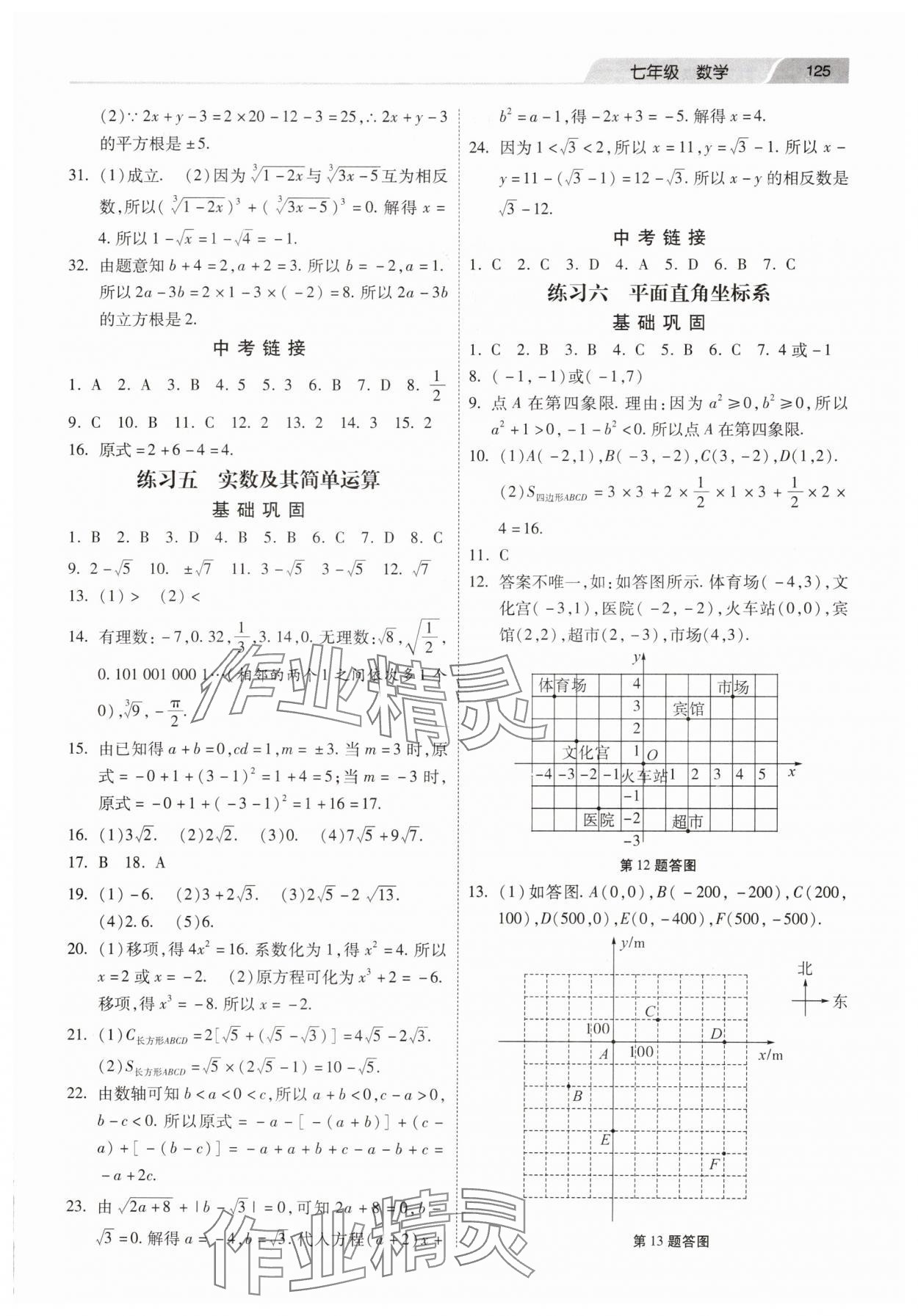 2025年暑假作業(yè)河北美術(shù)出版社七年級(jí)數(shù)學(xué)人教版 第3頁