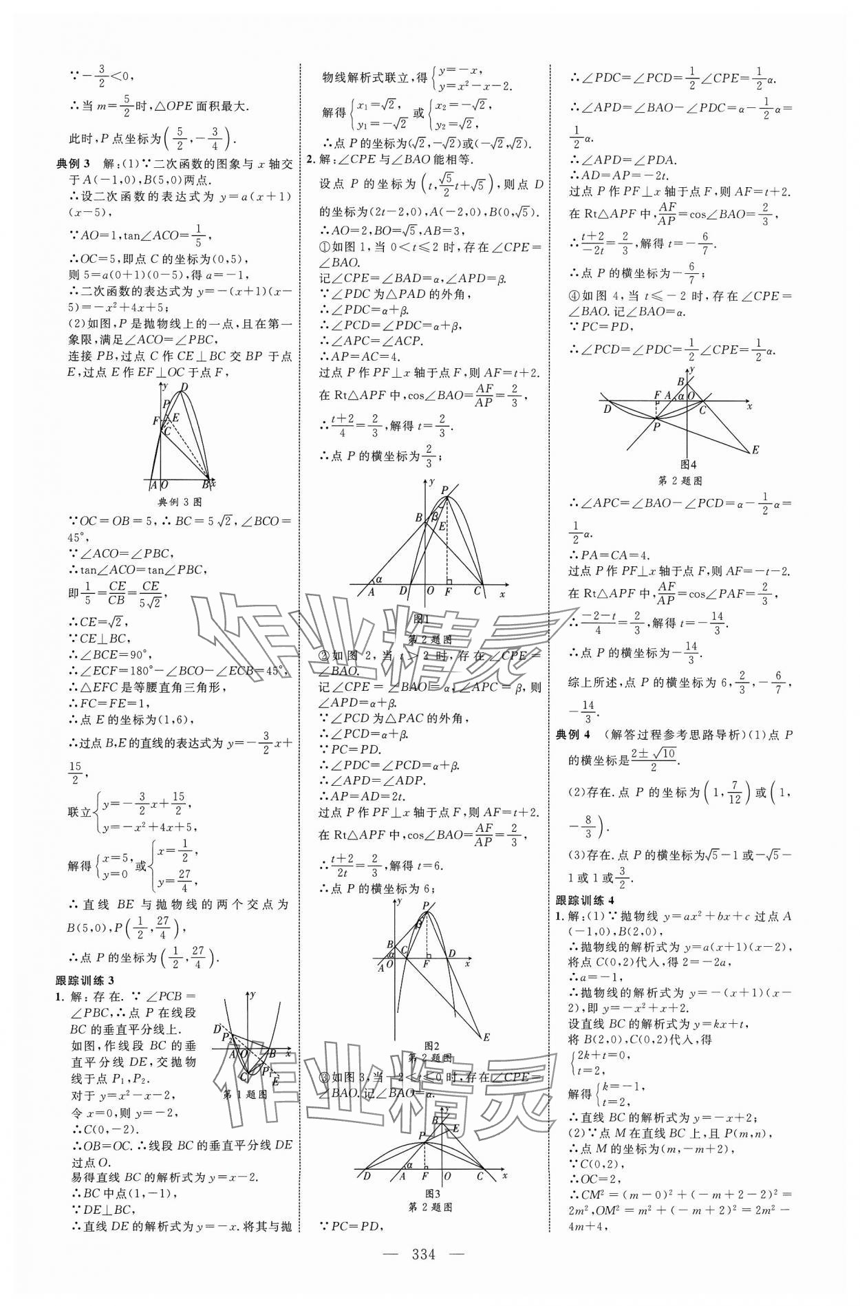 2024年全程导航初中总复习数学人教版临沂专版 参考答案第10页