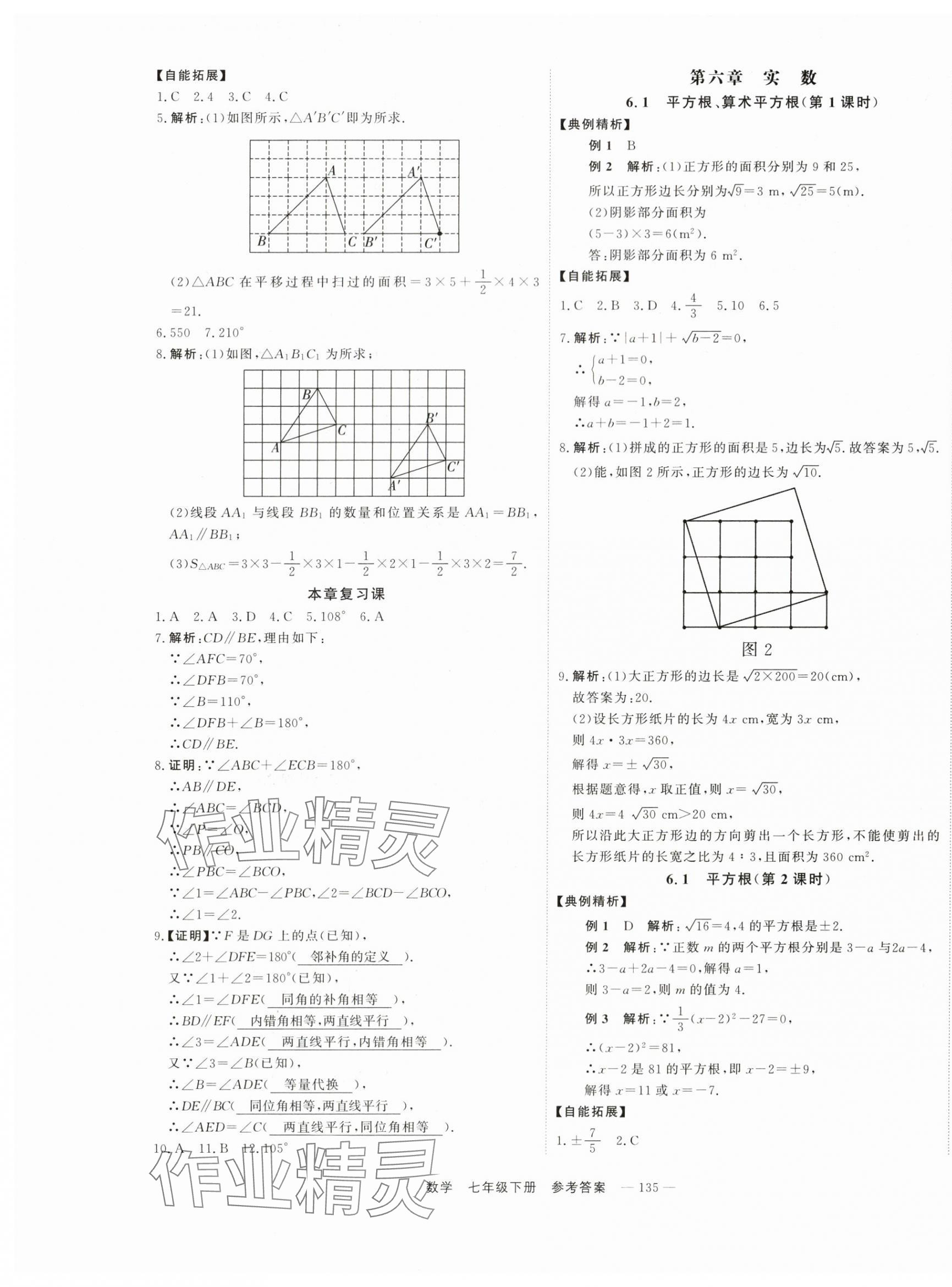 2024年自能導學七年級數(shù)學下冊人教版 第5頁