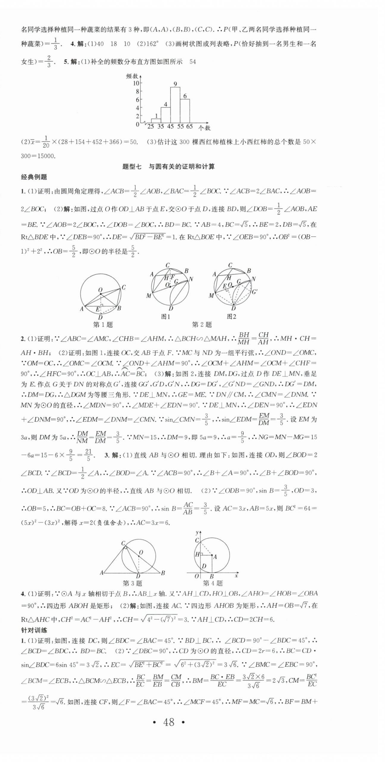 2024年贏在中考搶分王數(shù)學(xué)安徽中考&nbsp;第12頁(yè)