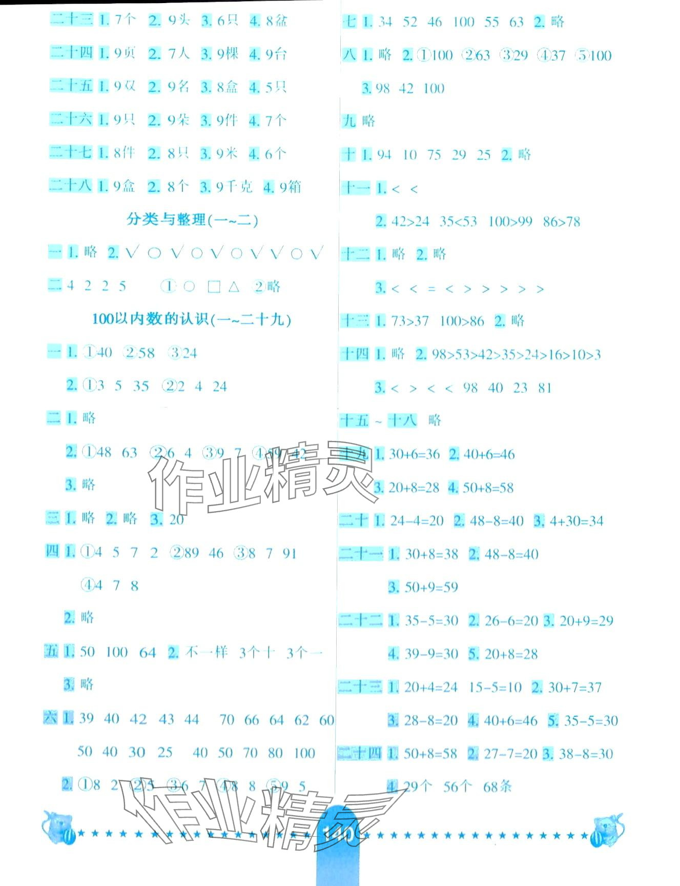 2024年小学生10分钟应用题一年级数学下册人教版 第2页