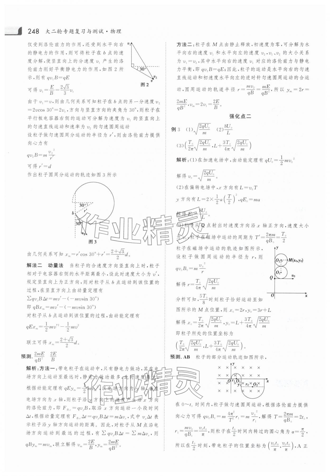 2026年金版新学案大二轮专题复习与测试高中物理 参考答案第19页
