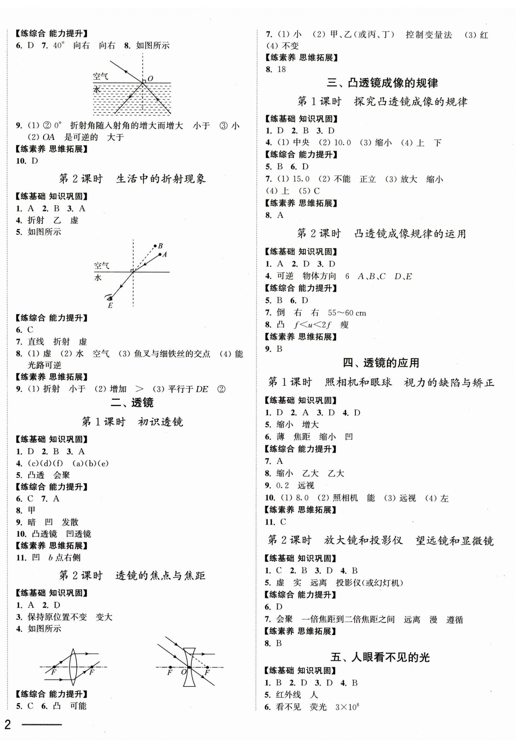 2025年奪冠課課練八年級物理上冊蘇科版 第4頁