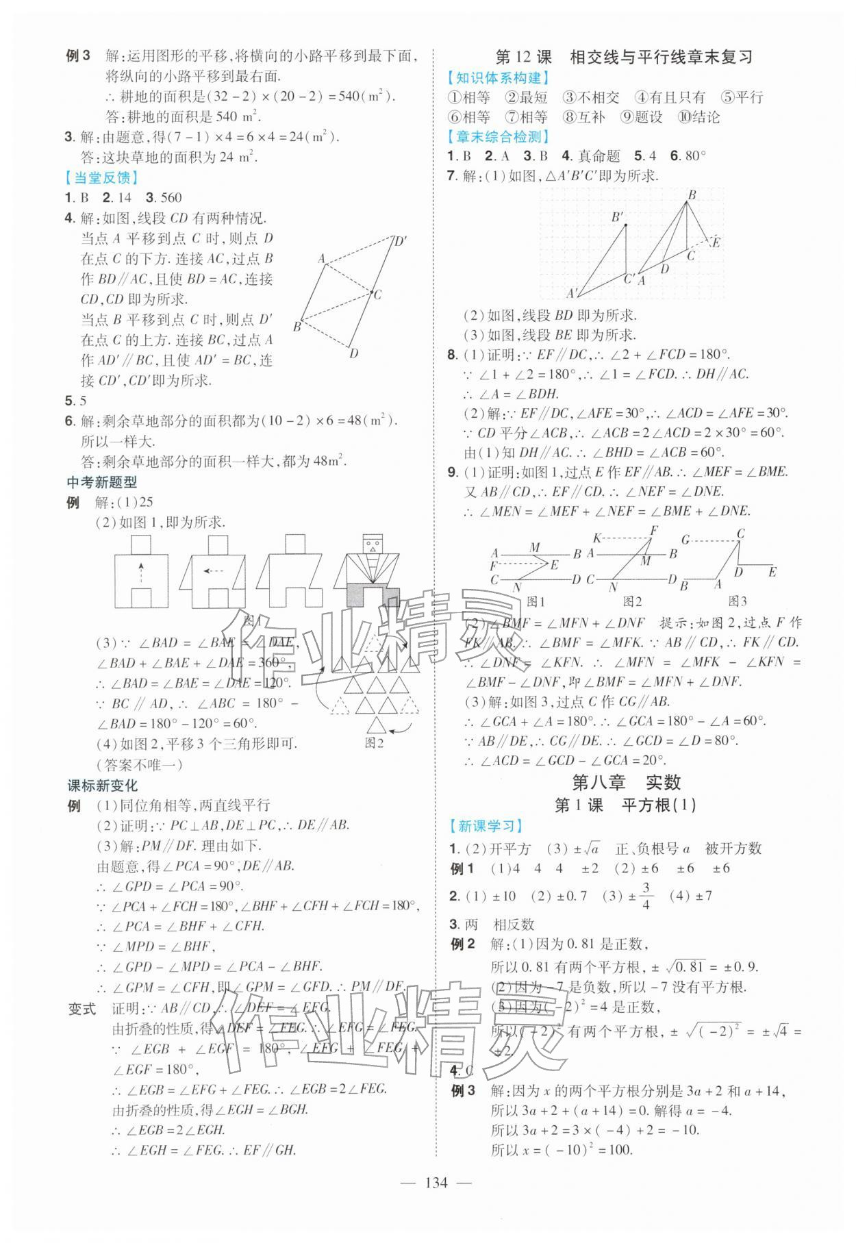 2026年南方新课堂金牌学案七年级数学下册人教版&nbsp;第4页