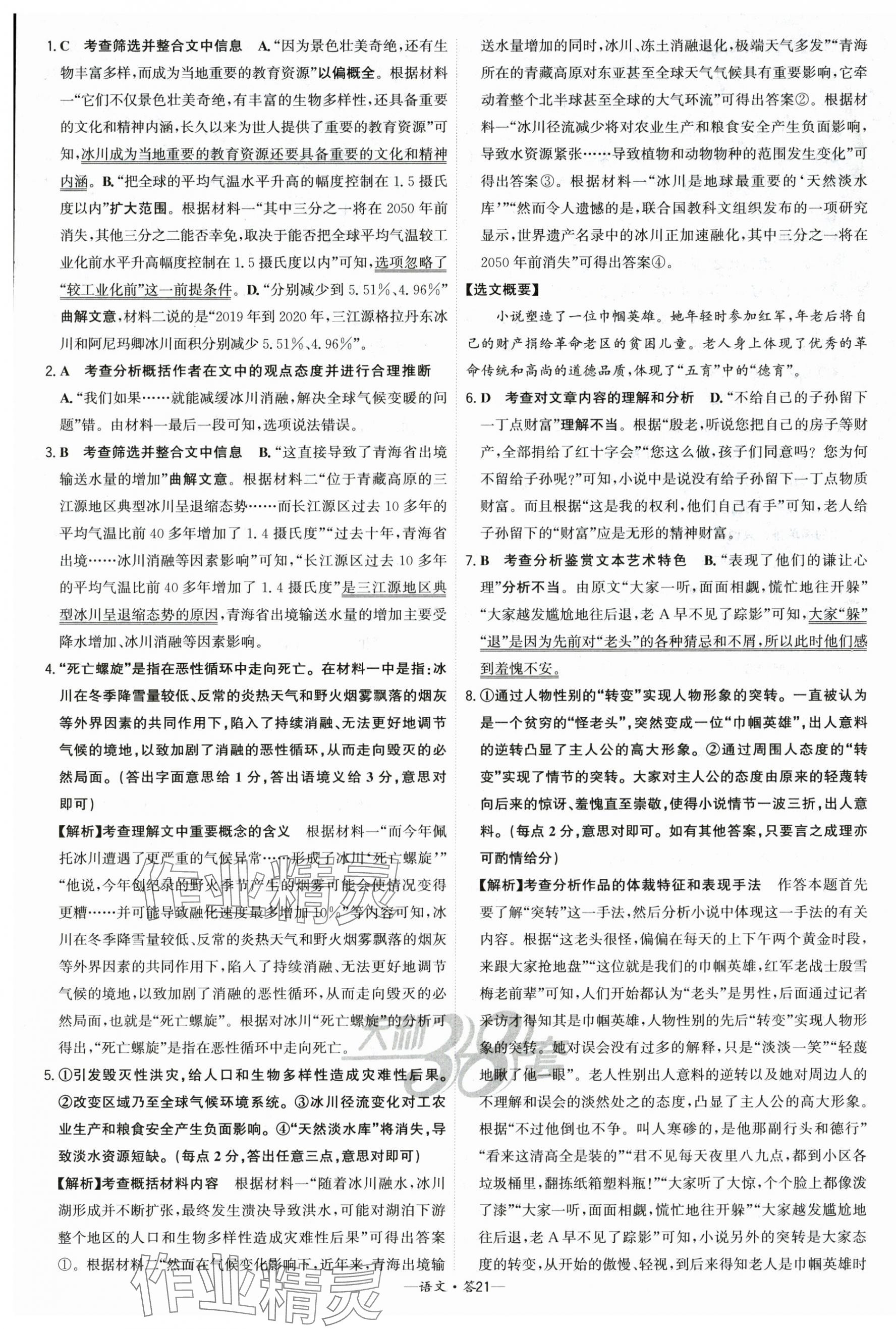 2025年高考模擬試題匯編高中語(yǔ)文 第21頁(yè)