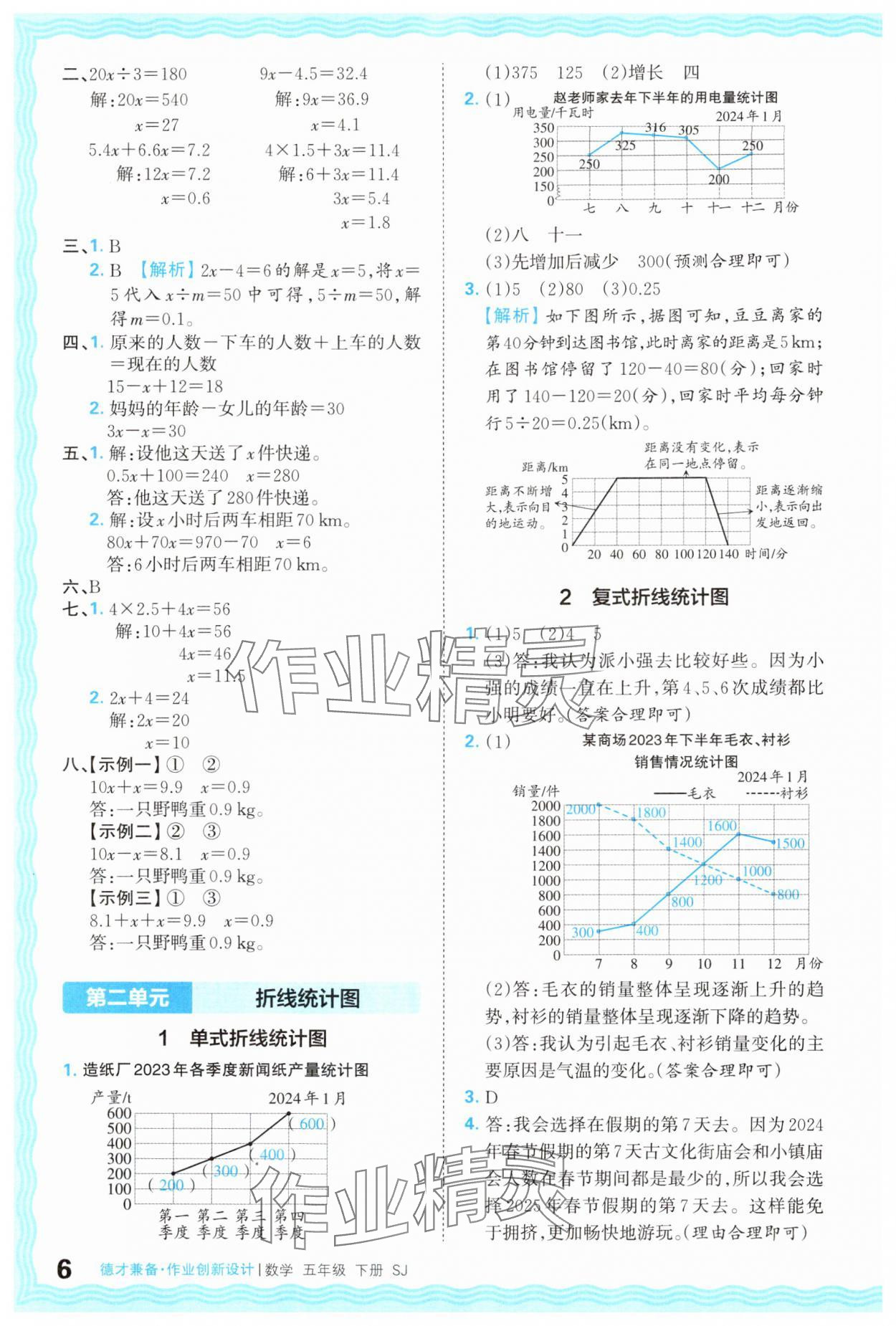 2024年王朝霞德才兼?zhèn)渥鳂I(yè)創(chuàng)新設(shè)計五年級數(shù)學(xué)下冊蘇教版 第6頁