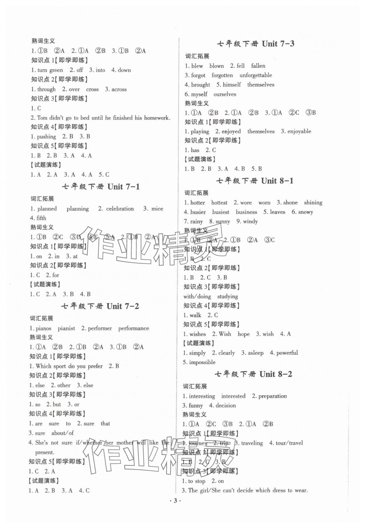 2025年創意課堂中考總復習指導英語福建專版 第3頁