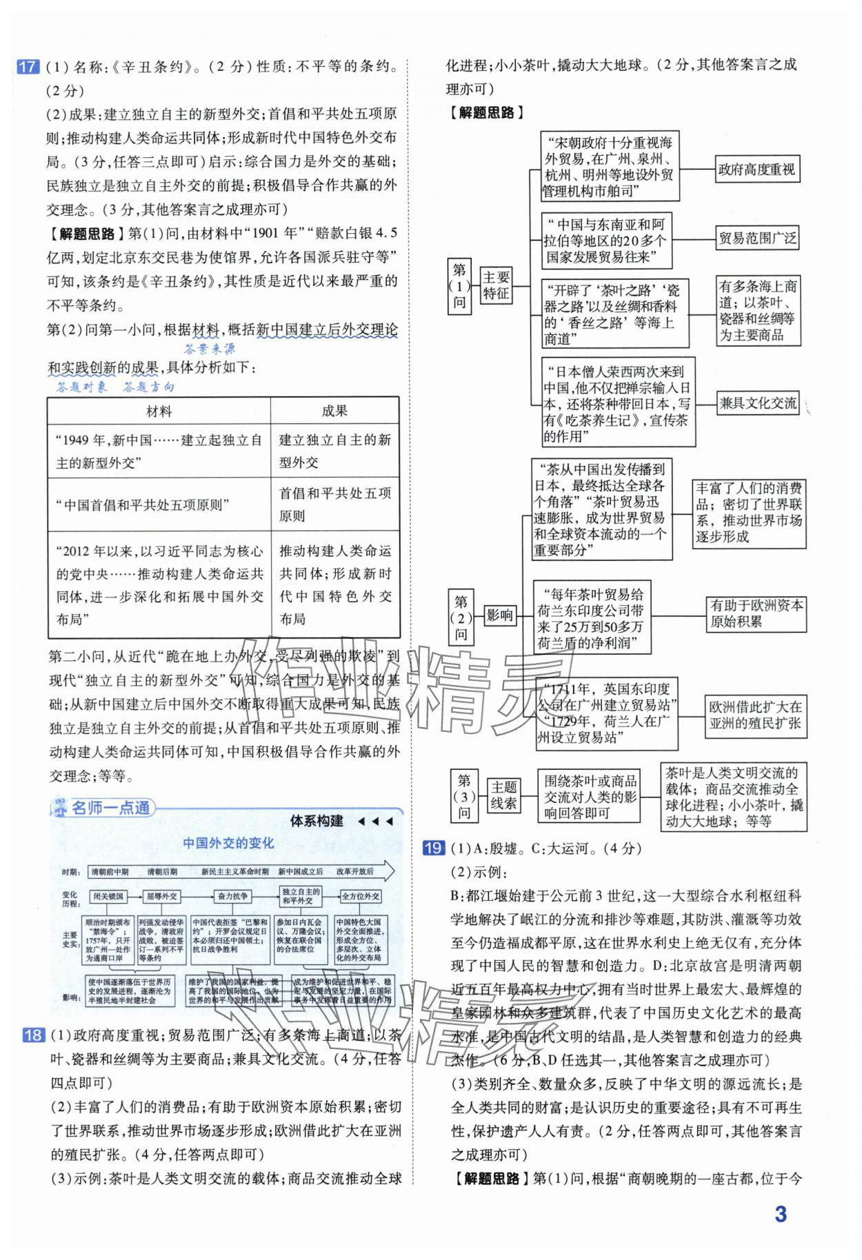 2024年金考卷45套匯編歷史安徽專版 第3頁