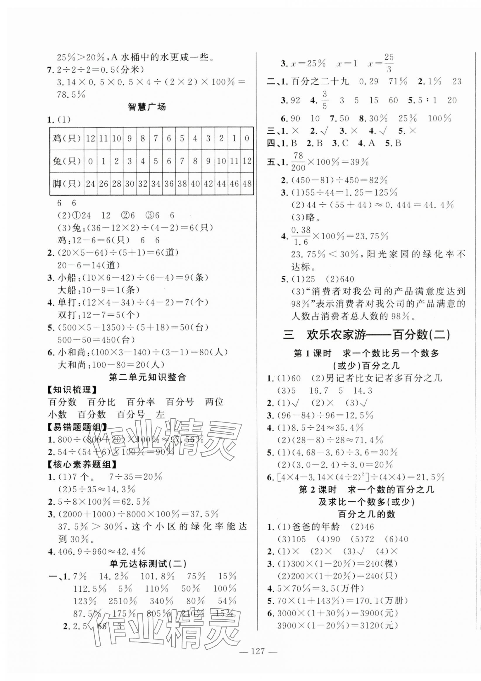 2025年小學課堂同步訓練山東文藝出版社五年級數學下冊青島版54制 第3頁