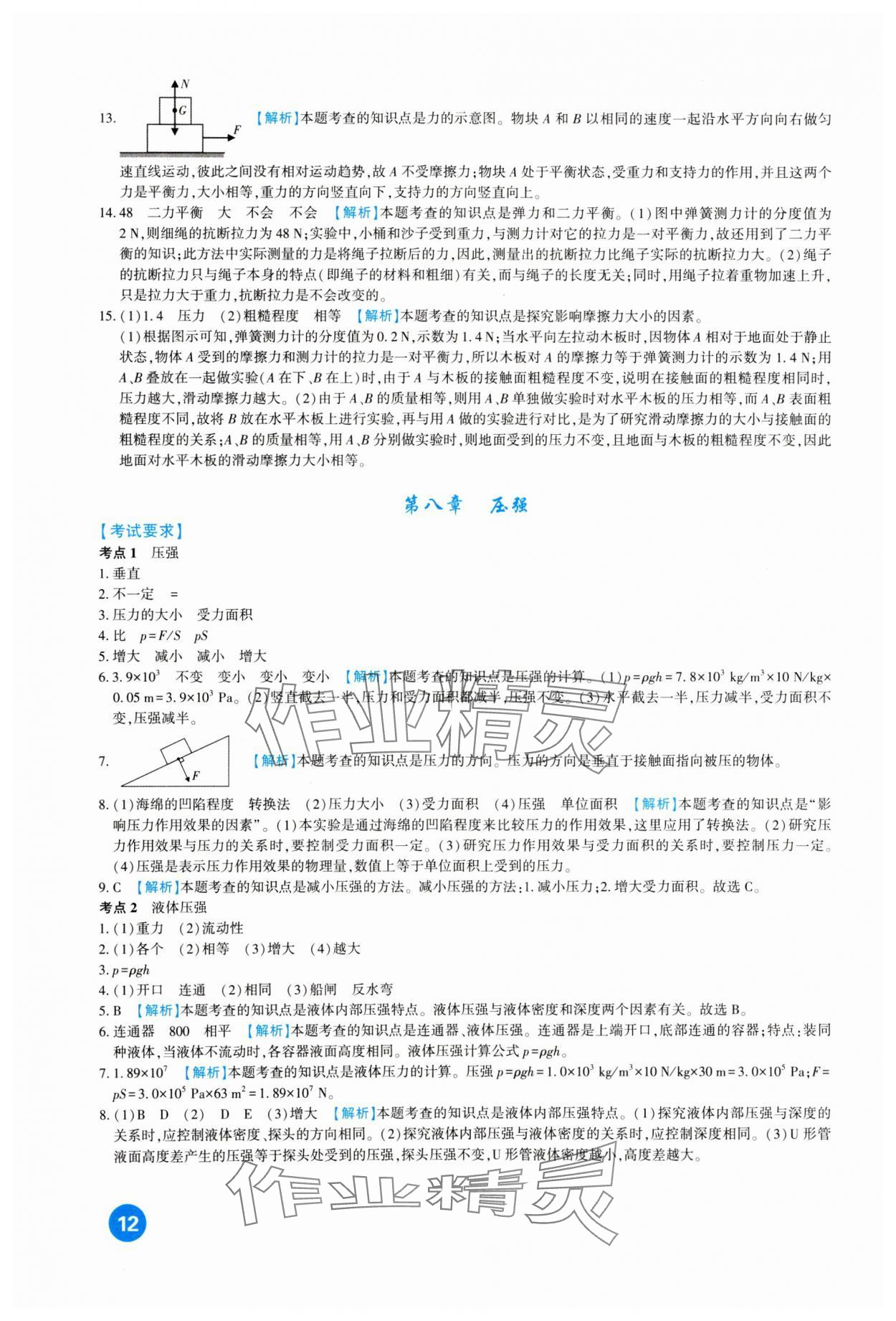 2024年中考總復(fù)習(xí)新疆文化出版社物理 第12頁