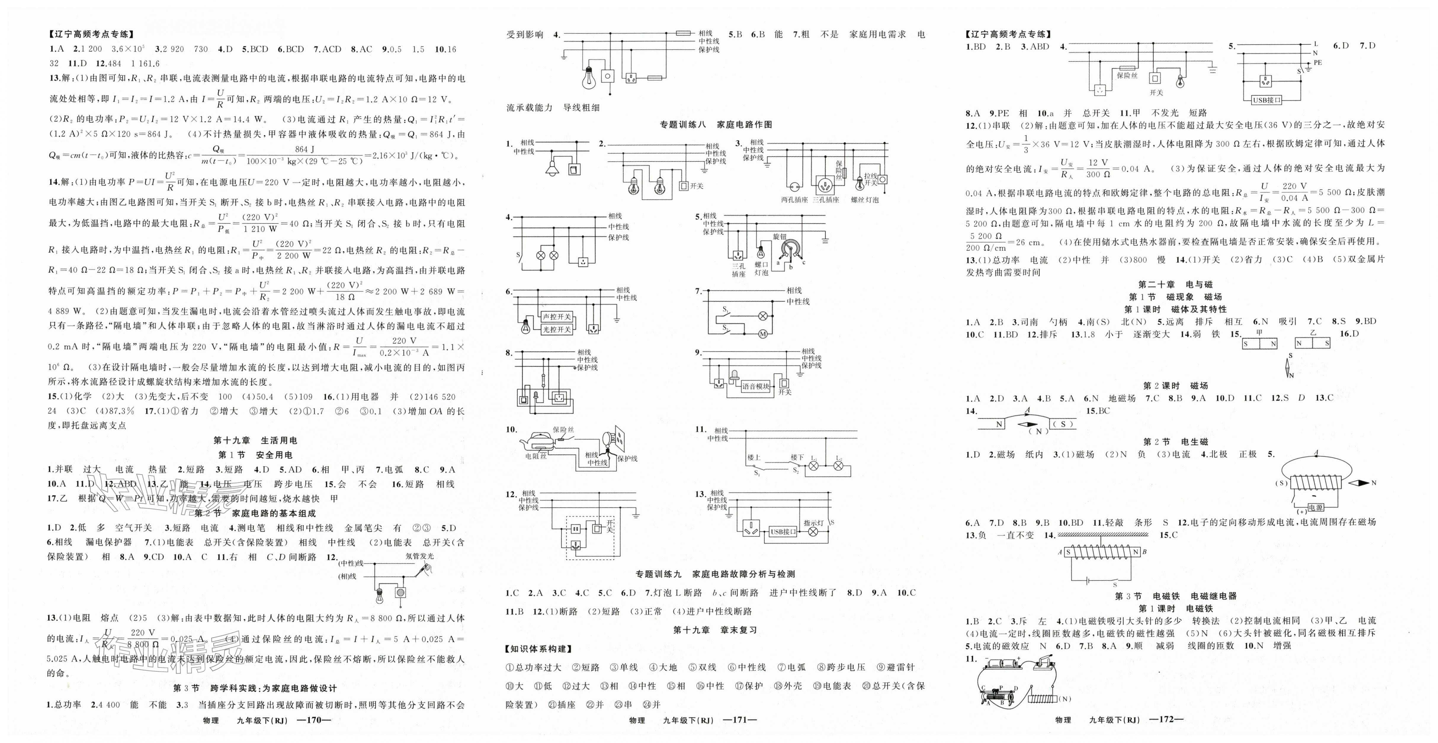 2026年四清导航九年级物理下册人教版辽宁专版&nbsp;第3页
