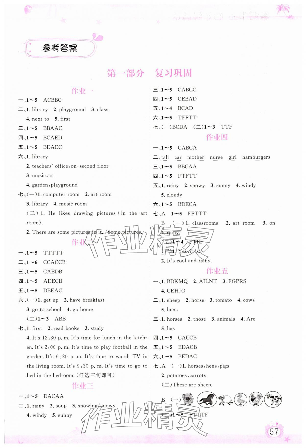2025年文軒圖書(shū)暑假生活指導(dǎo)暑四年級(jí)英語(yǔ) 第1頁(yè)