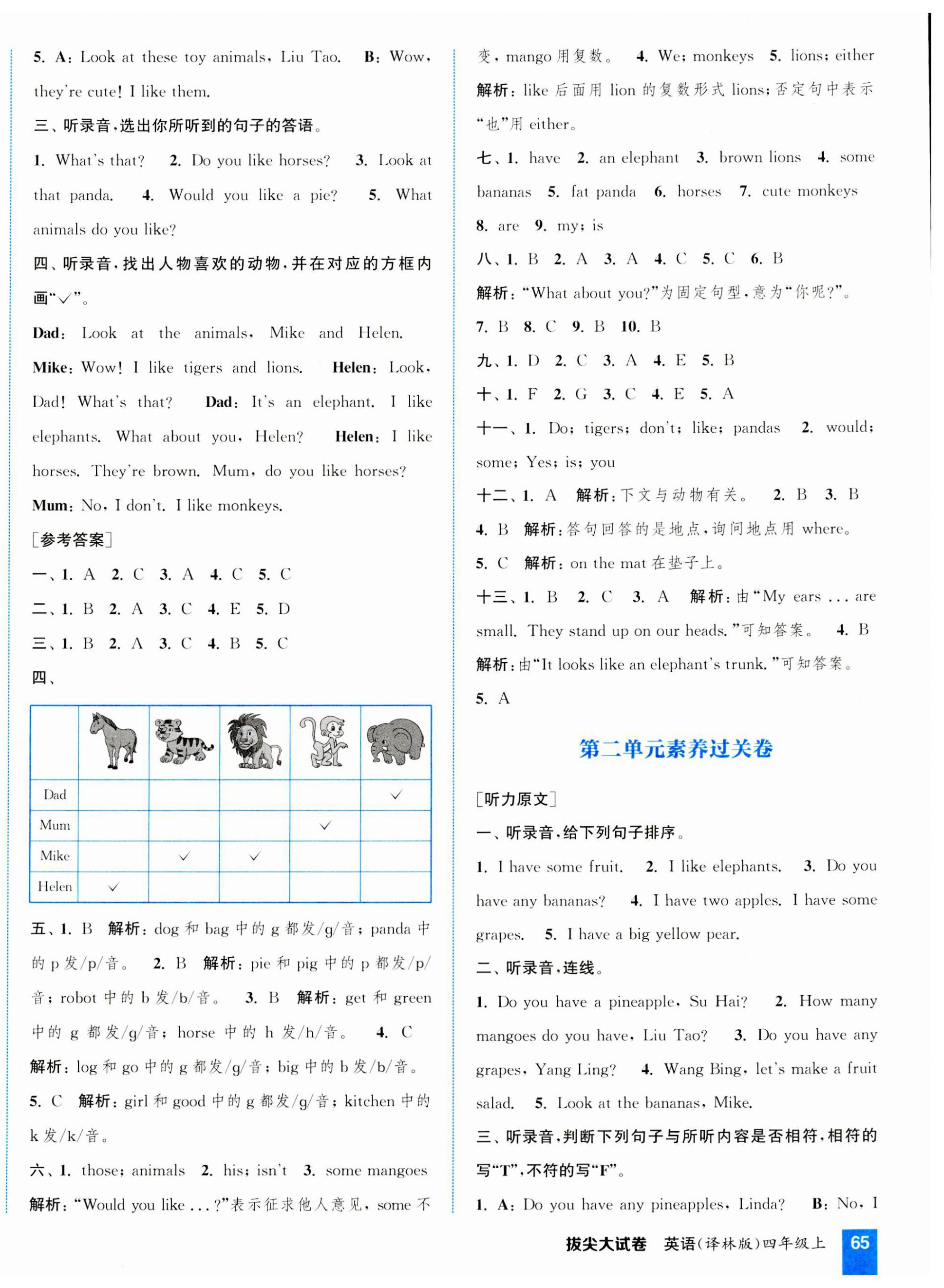 2023年通城学典拔尖大试卷四年级英语上册译林版江苏专版 第2页