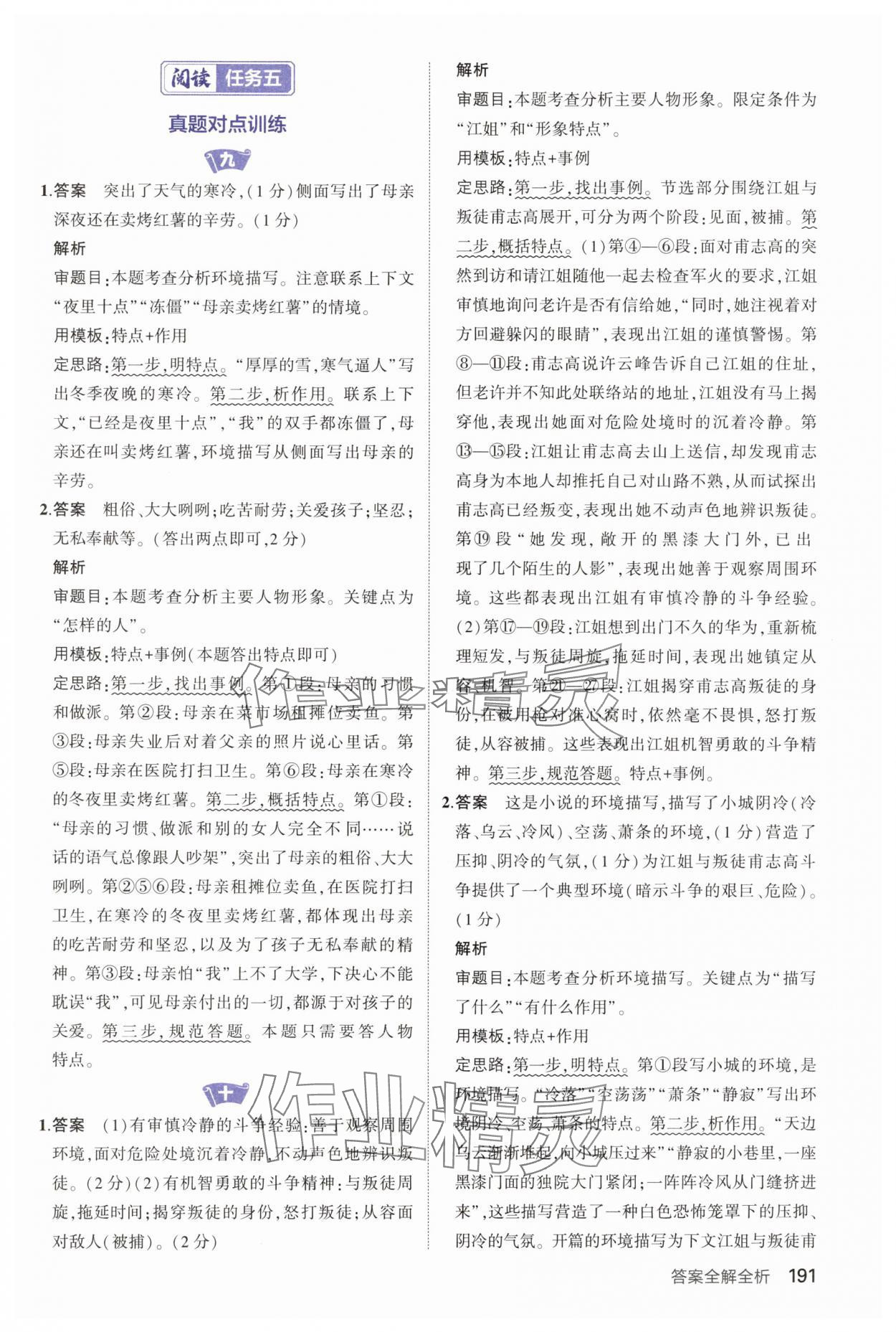 2025年53语文现代文阅读加古诗文阅读中考&nbsp;第5页