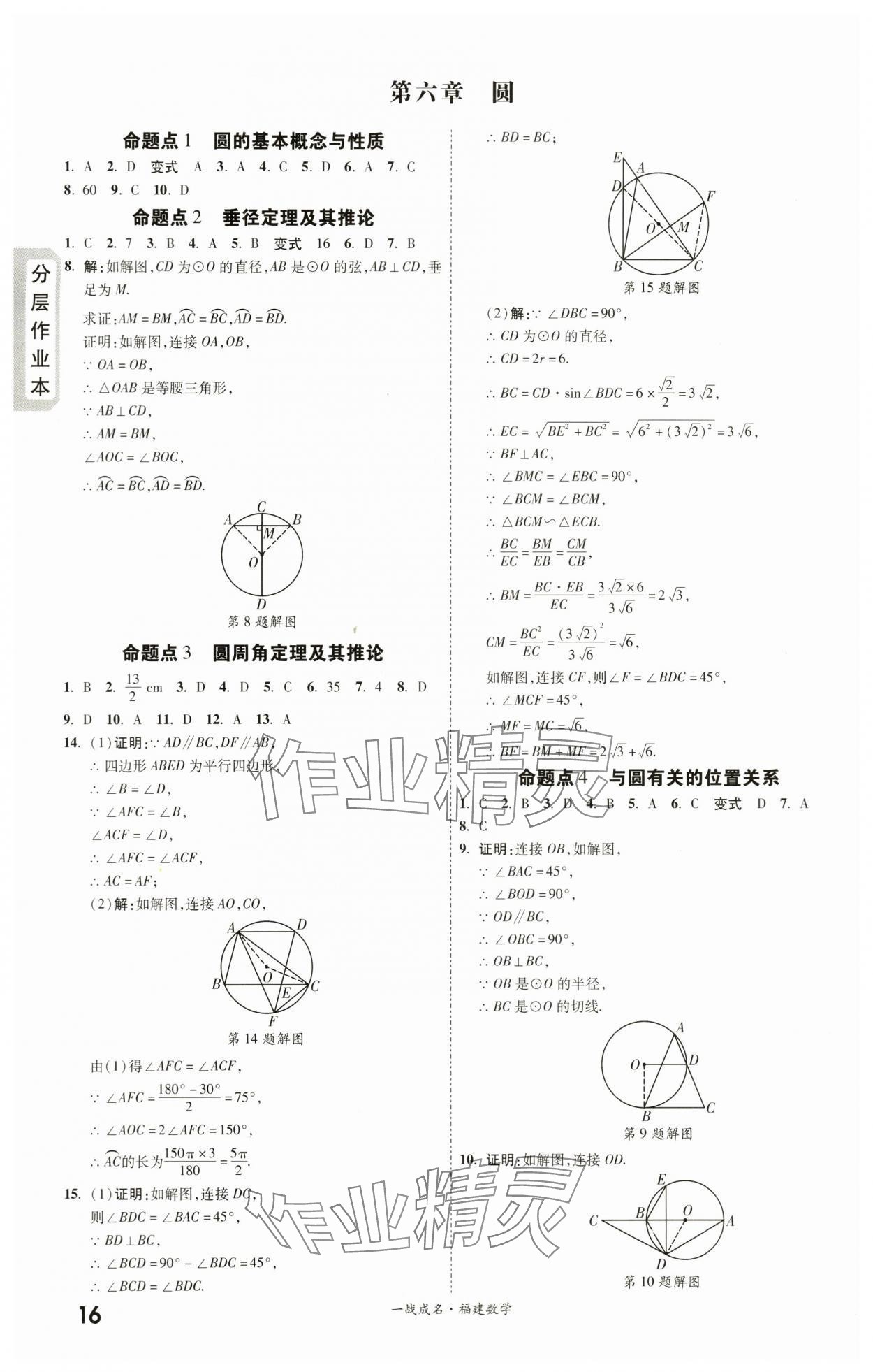 2024年一戰(zhàn)成名考前新方案數(shù)學(xué)福建專版 第16頁(yè)