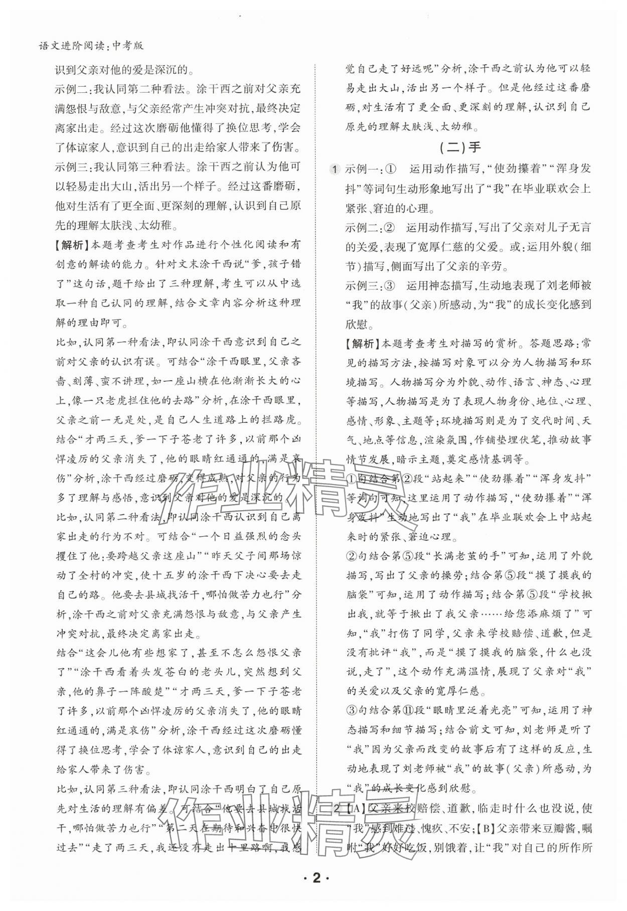 2025年进阶阅读九年级语文人教版 第2页