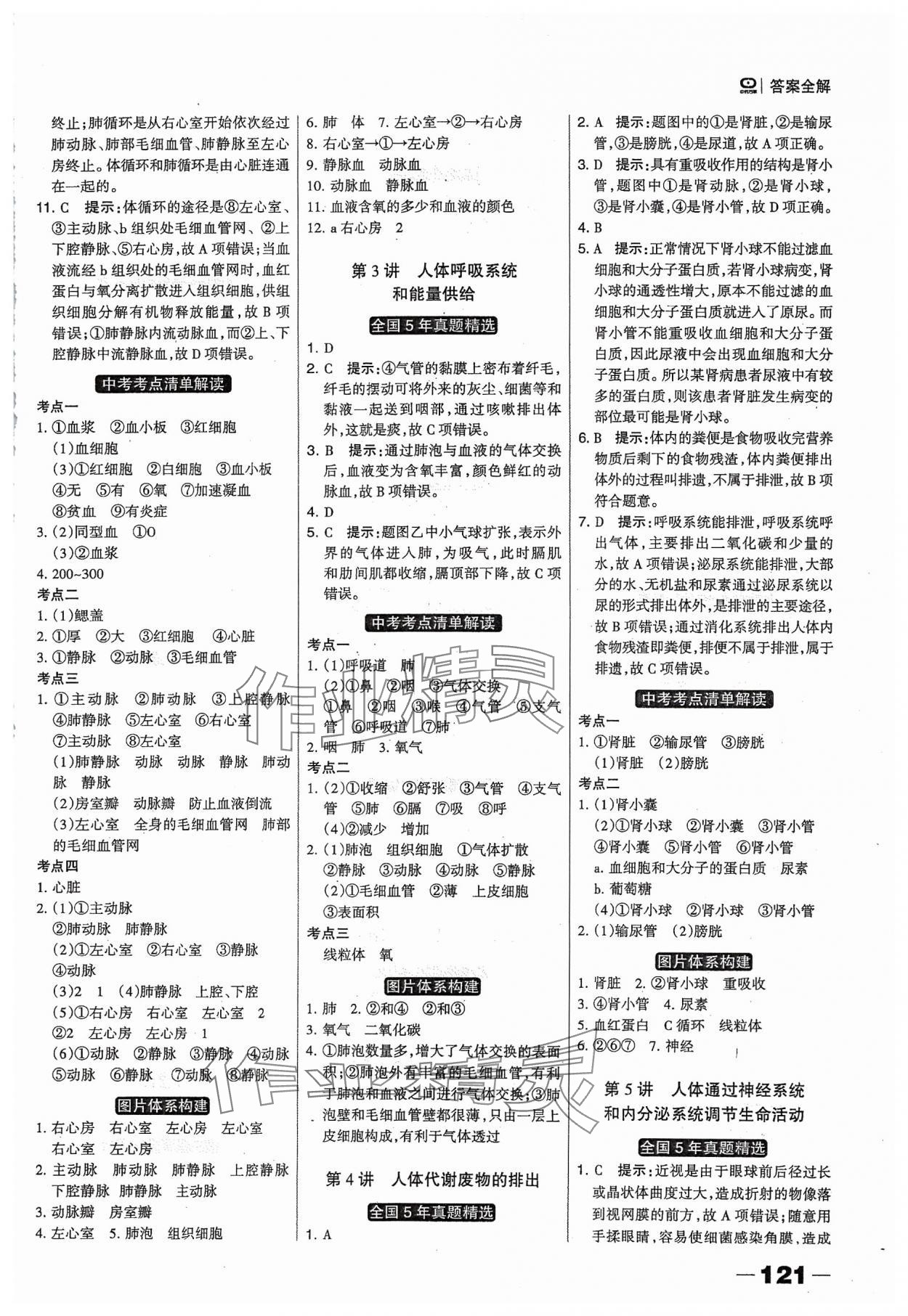 2024年河北中考总动员生物&nbsp;第5页