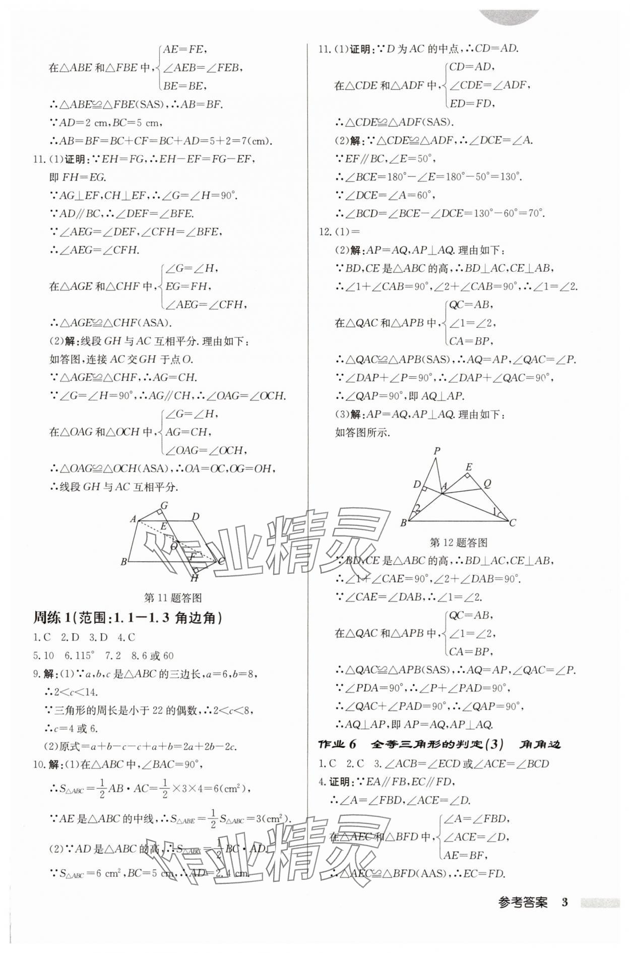 2025年啟東中學(xué)作業(yè)本八年級(jí)數(shù)學(xué)上冊(cè)蘇科版徐州專(zhuān)版 第3頁(yè)