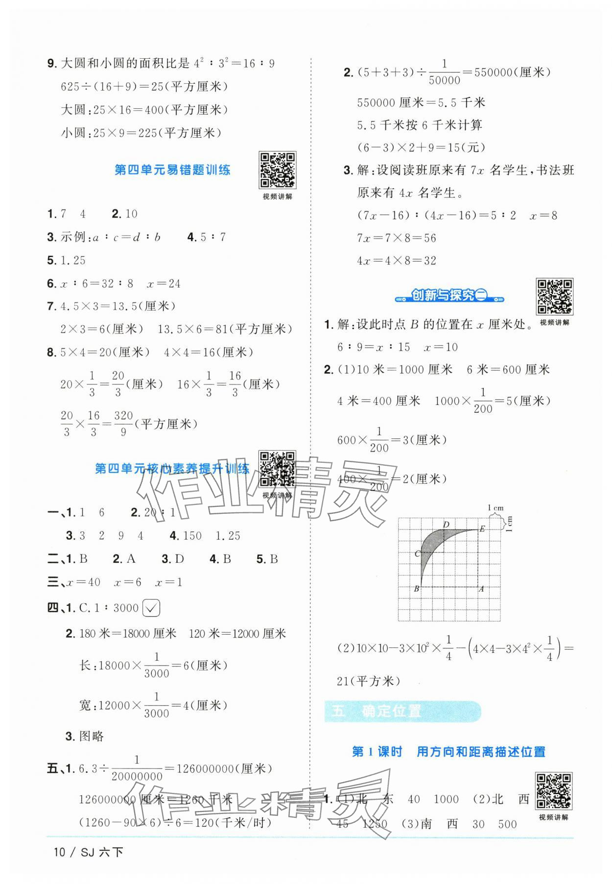 2025年陽光同學(xué)課時(shí)提優(yōu)訓(xùn)練六年級數(shù)學(xué)下冊蘇教版 第10頁