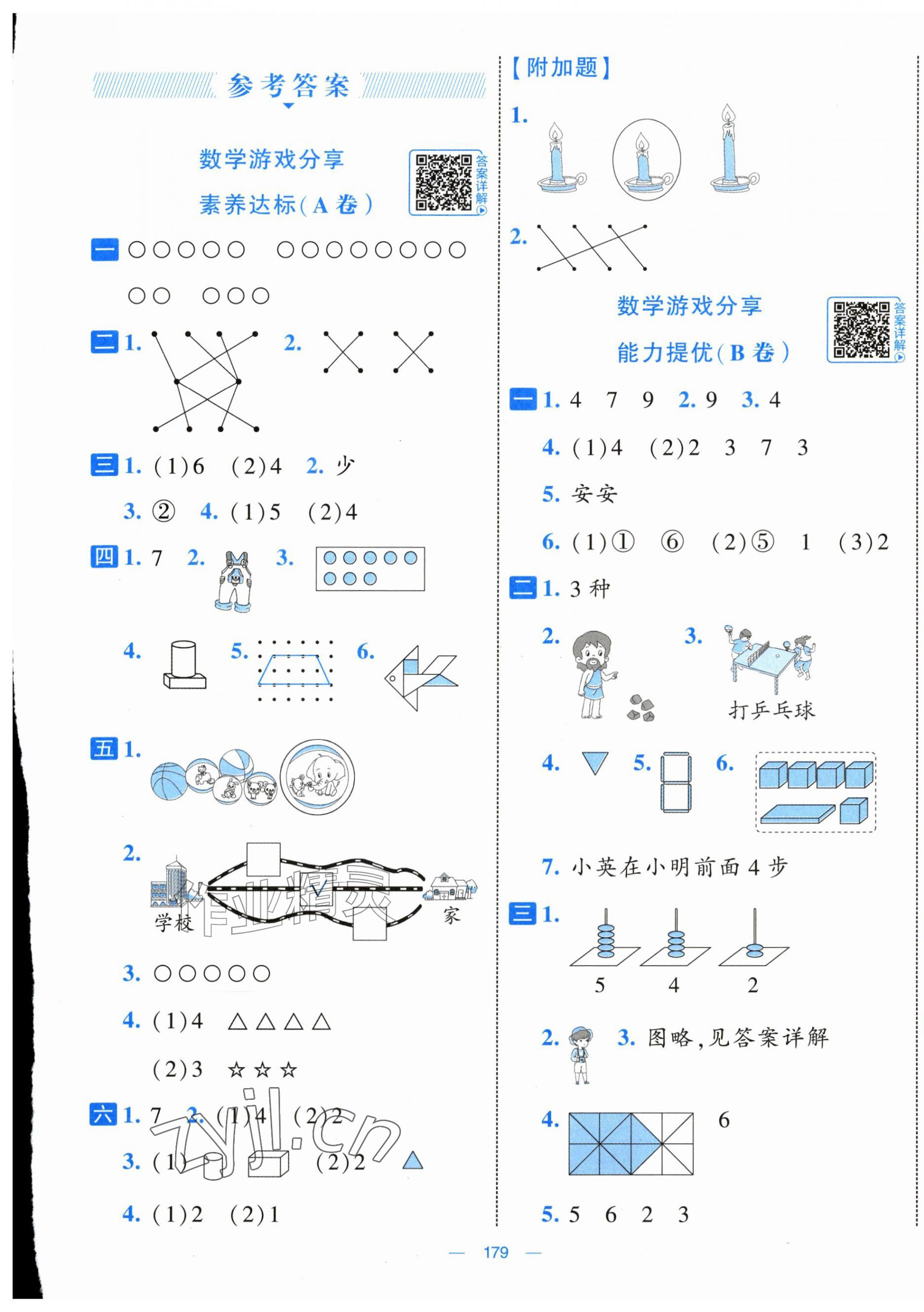 2026年学霸提优大试卷一年级数学上册苏教版&nbsp;第1页