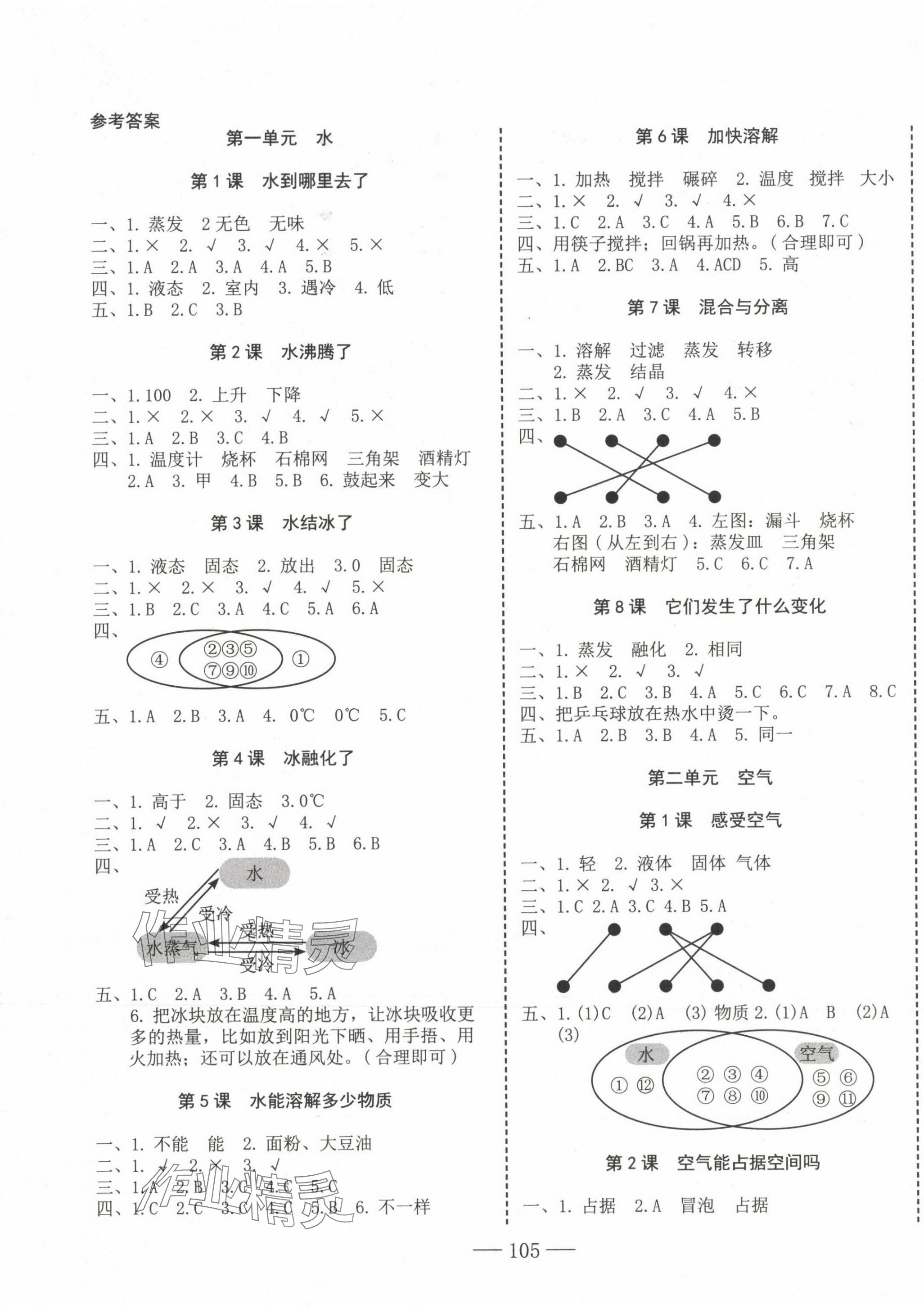 2023年科学速记大通关三年级科学上册教科版 第1页