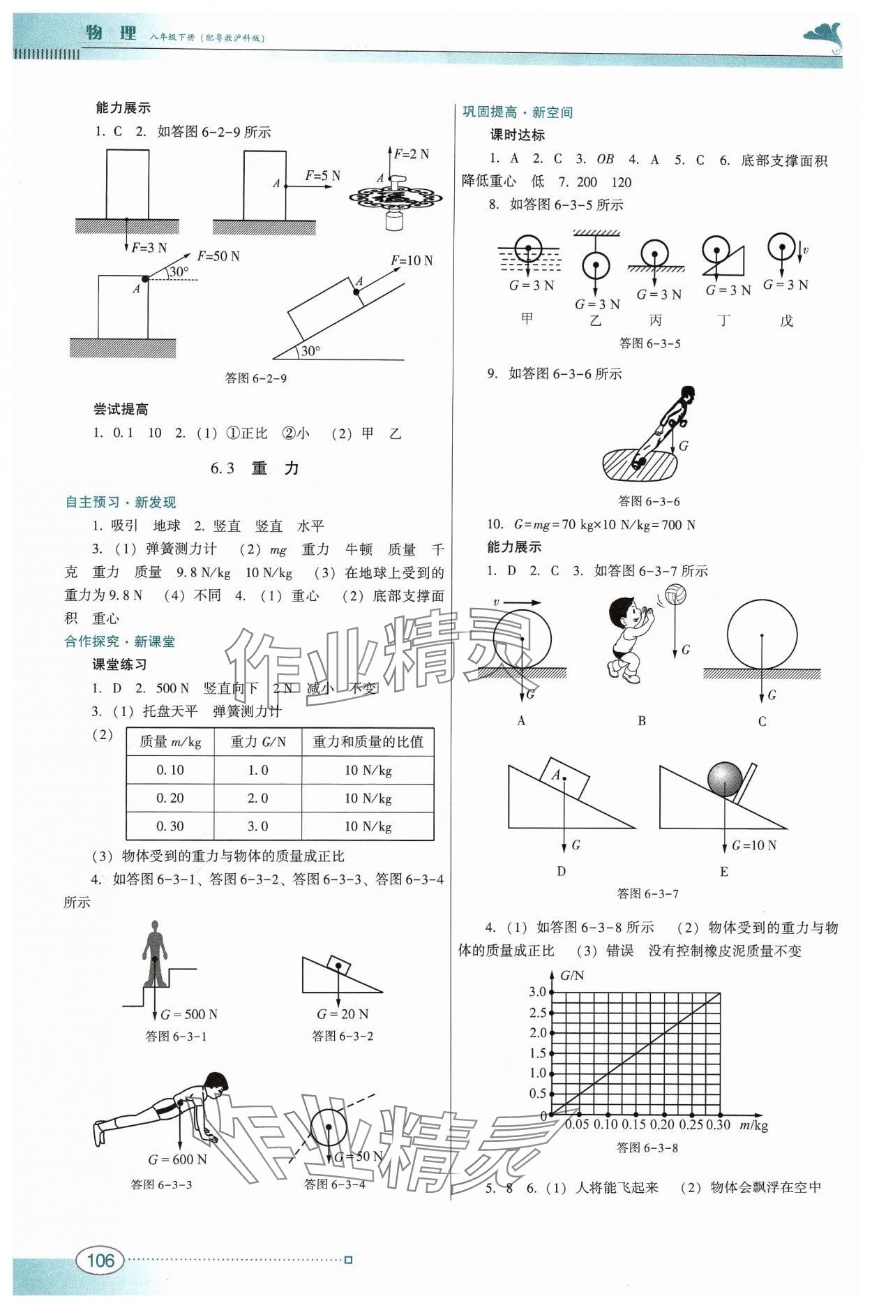 2024年南方新课堂金牌学案八年级物理下册沪粤版 第2页