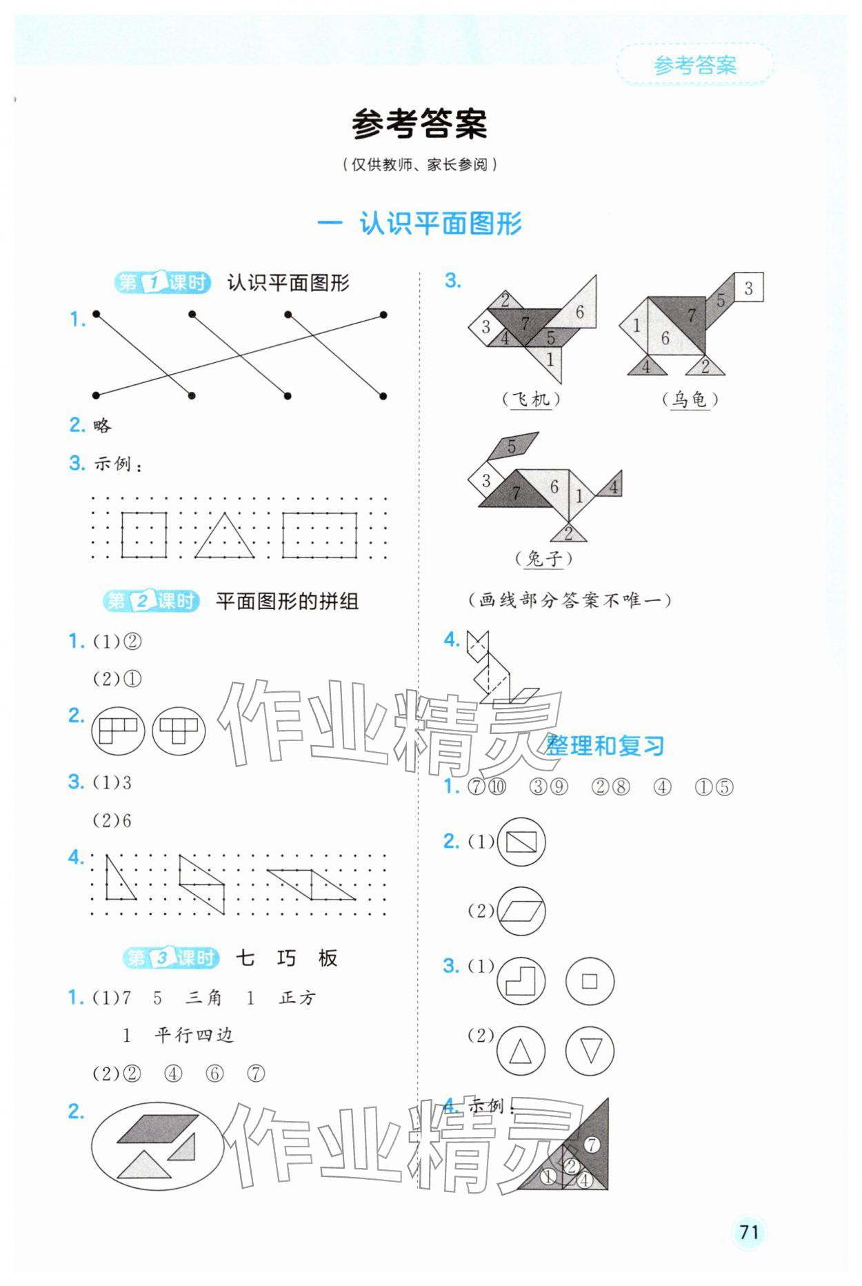 2026年53随堂测一年级数学下册人教版&nbsp;第1页