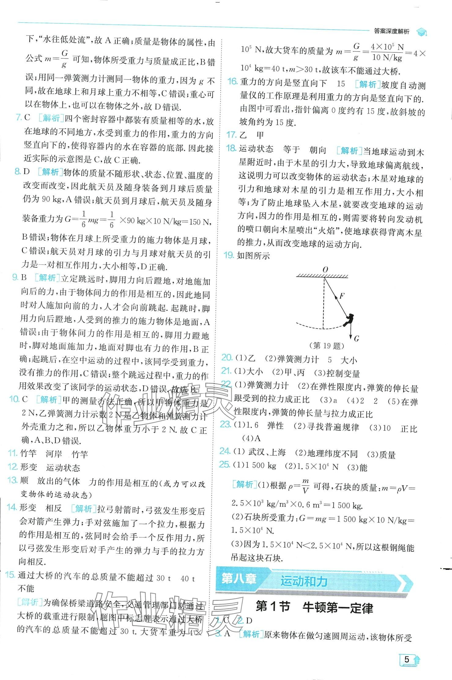 2024年实验班提优训练八年级物理下册人教版 第5页