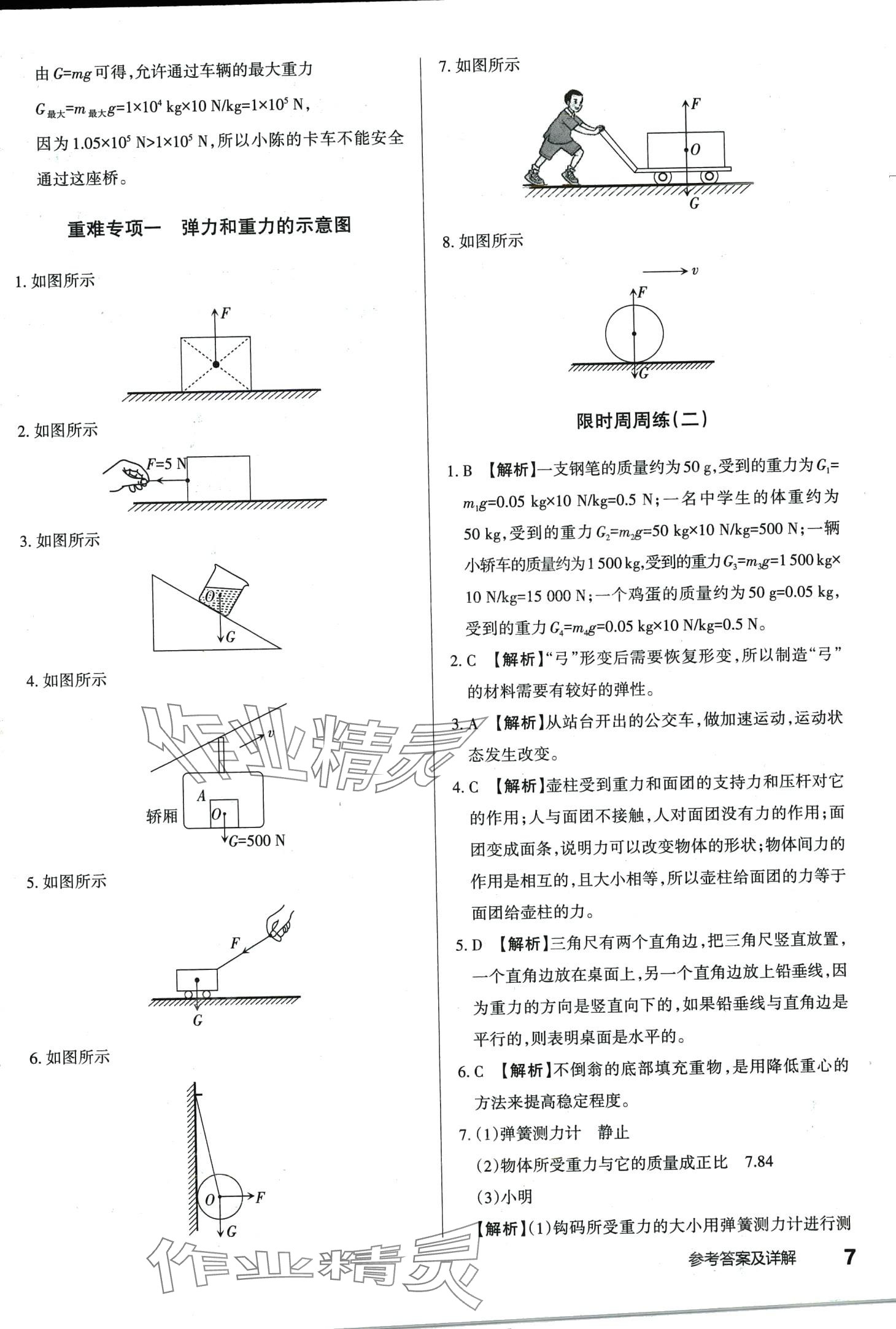 2024年滿分訓(xùn)練設(shè)計(jì)八年級(jí)物理下冊(cè)人教版 第6頁(yè)