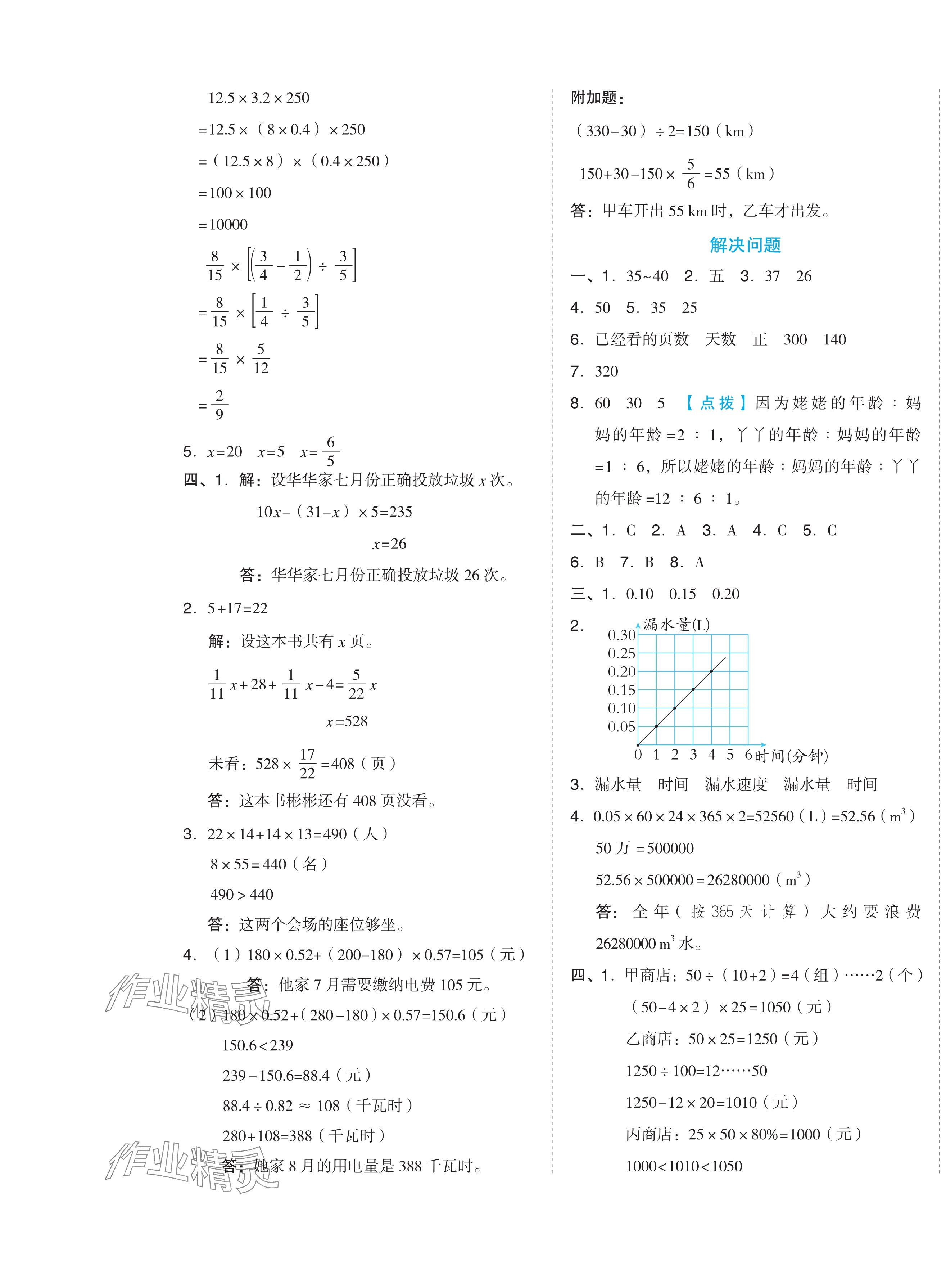 2024年好卷六年級(jí)數(shù)學(xué)下冊(cè)冀教版 第5頁(yè)