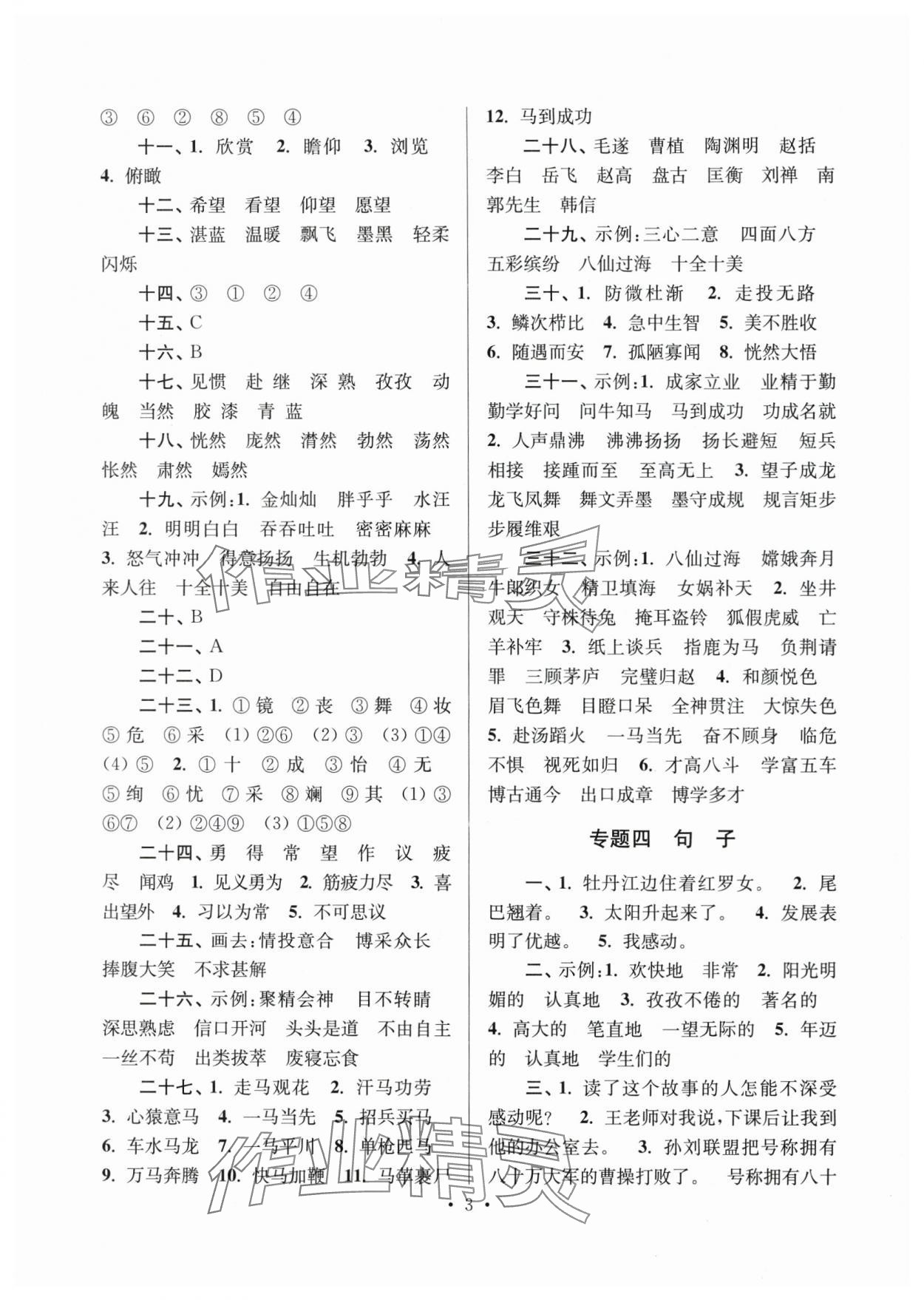 2025年蘇州精品六升七語文 第3頁