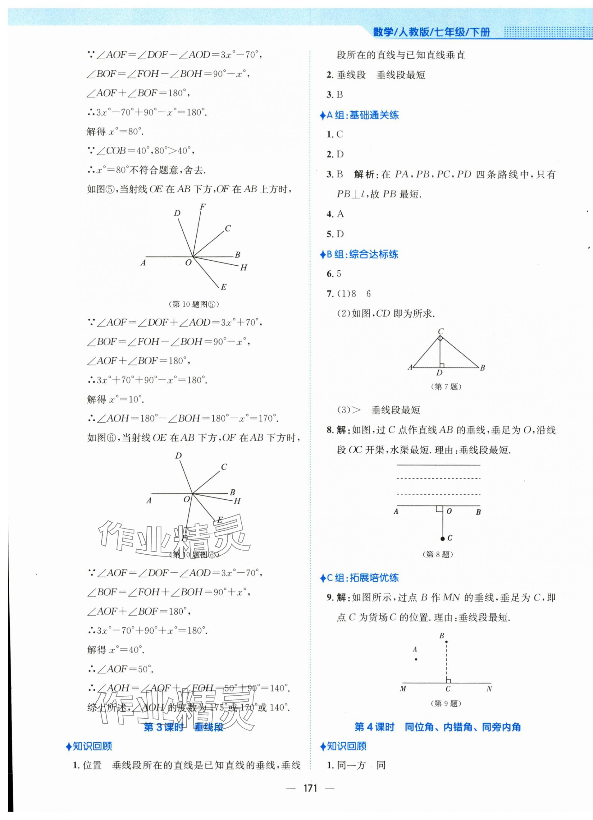 2024年新编基础训练七年级数学下册人教版 第3页