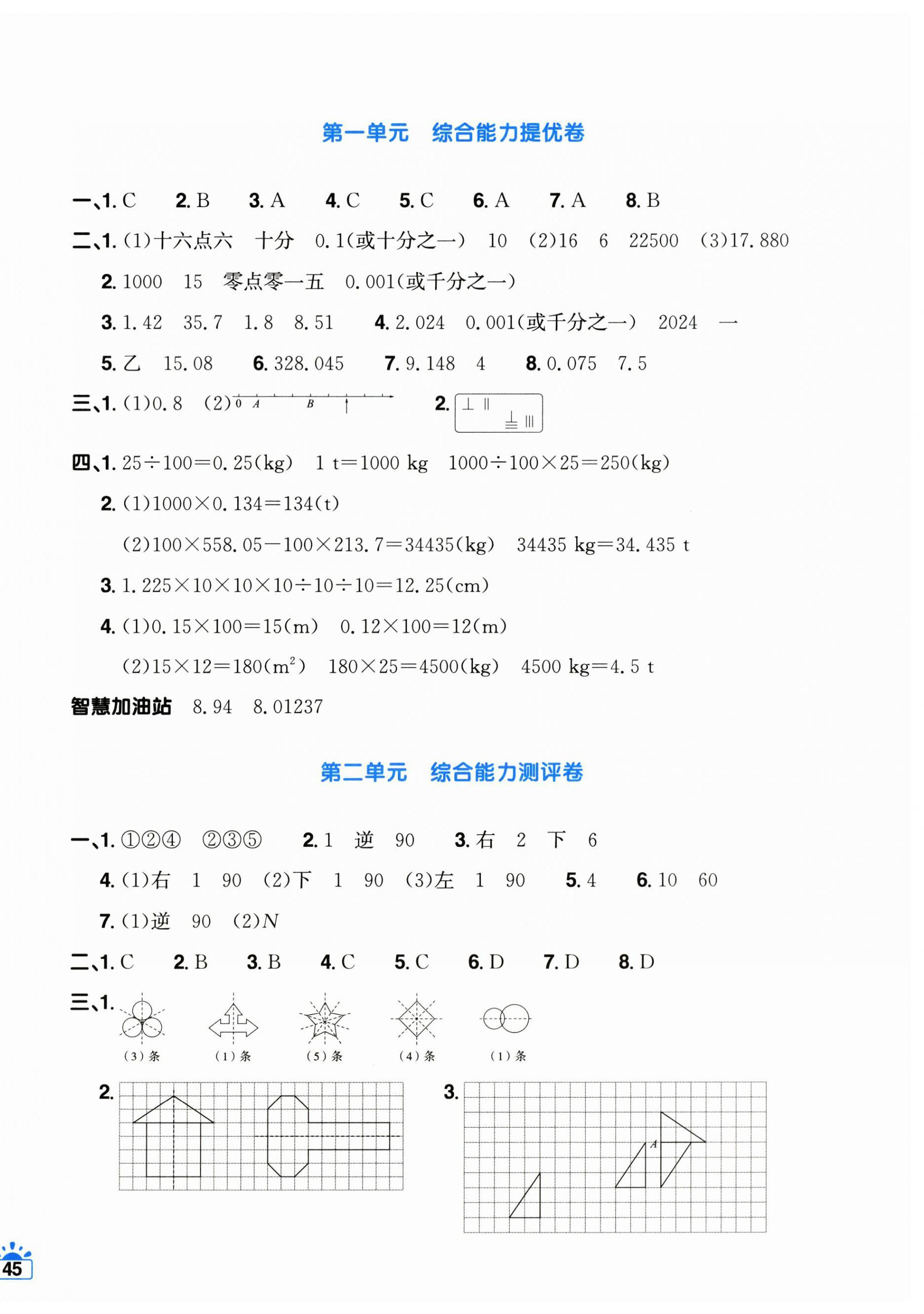 2026年阳光同学一线名师全优好卷五年级数学上册青岛版&nbsp;第2页