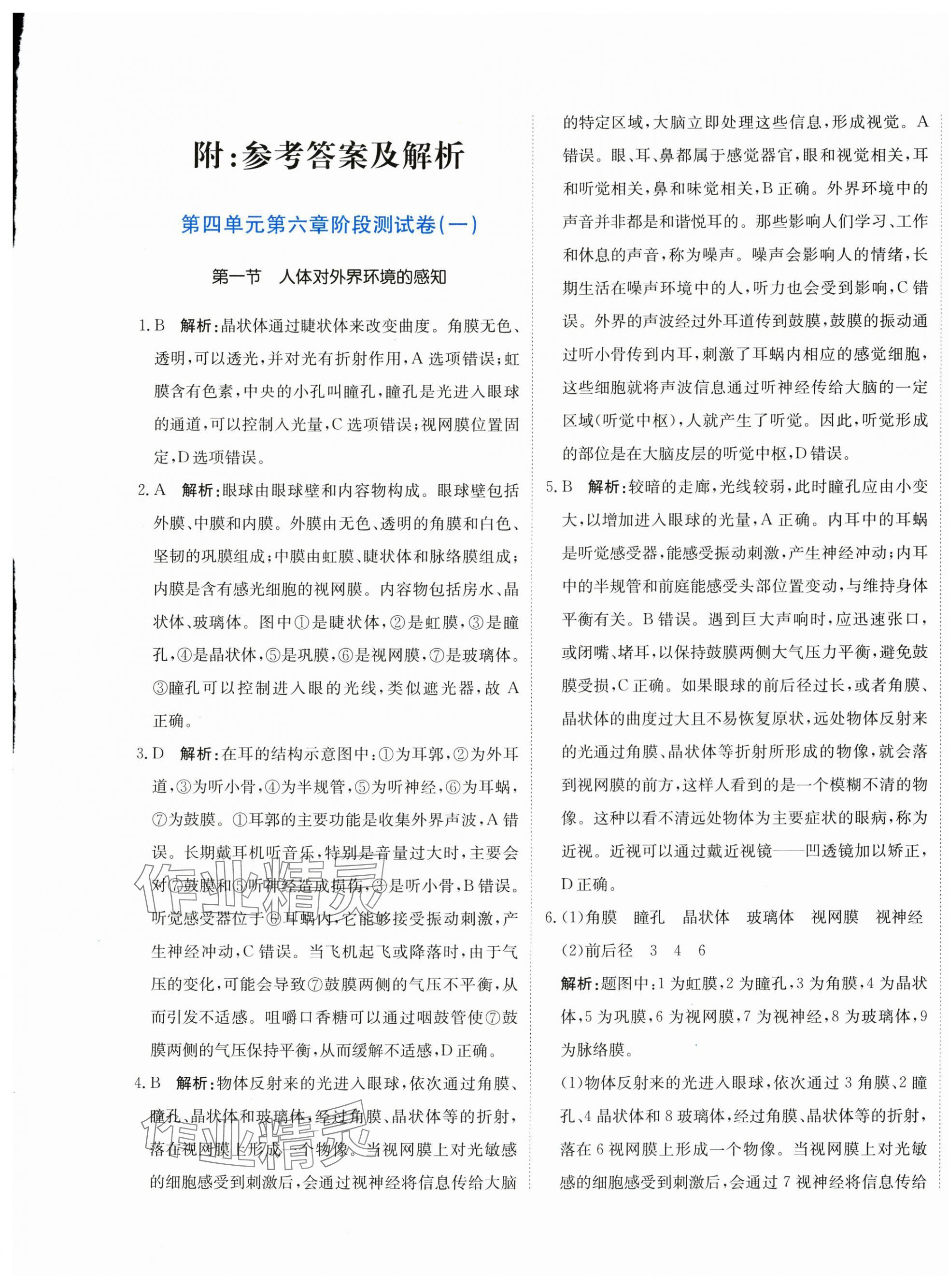 2025年提分教练八年级生物上册人教版 第1页