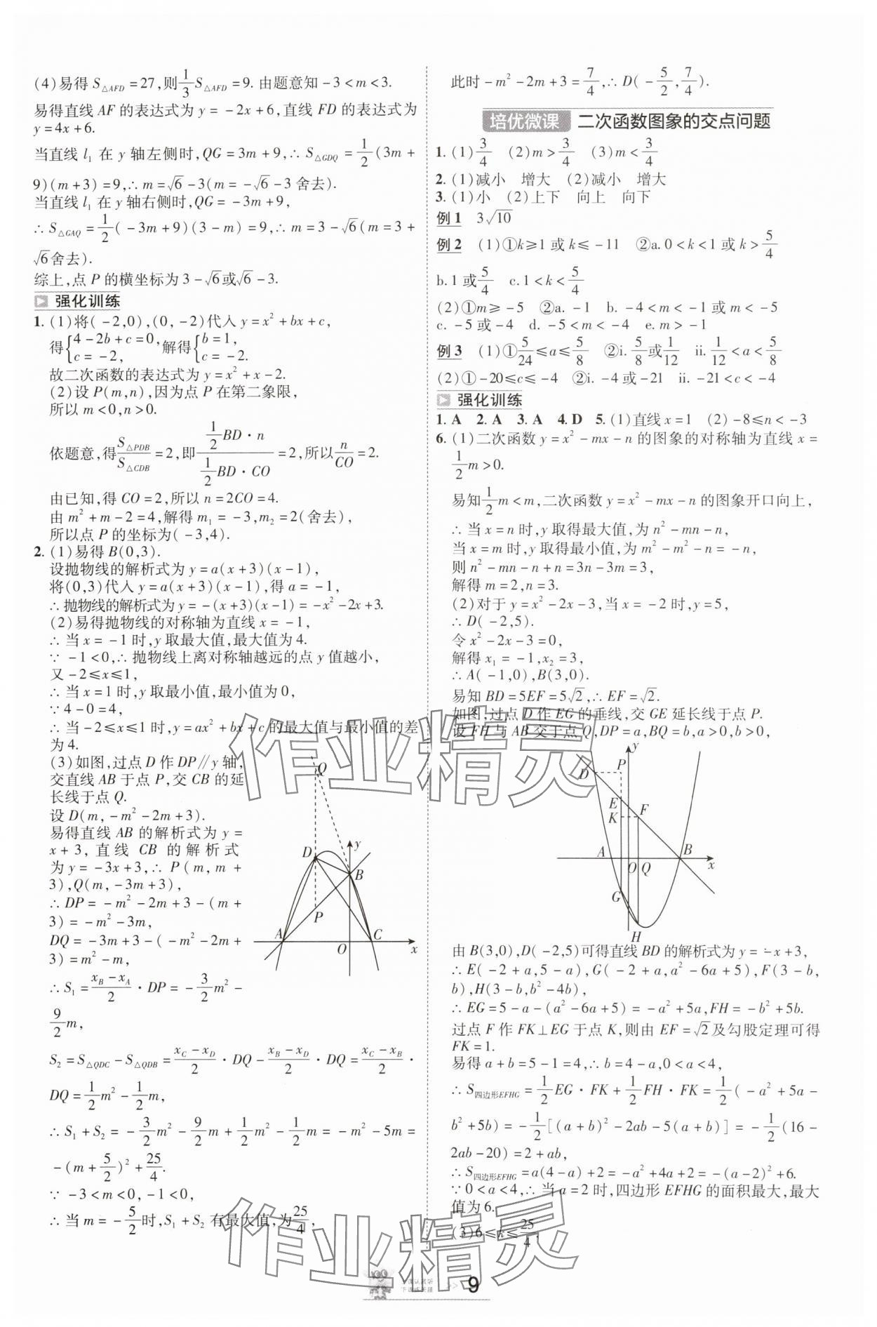 2025年中考幫數(shù)學(xué)安徽專版 參考答案第8頁