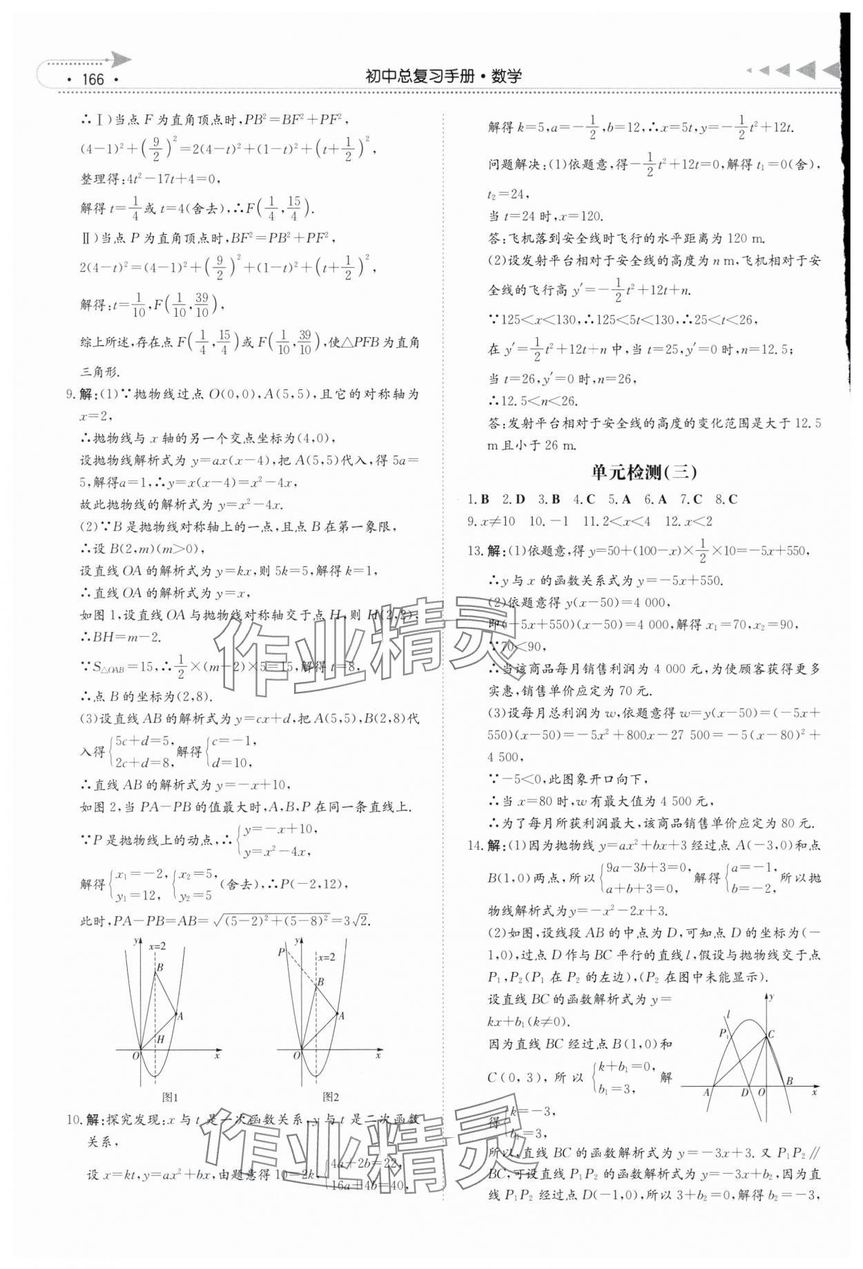 2025年初中總復習手冊湖南教育出版社數學 第10頁