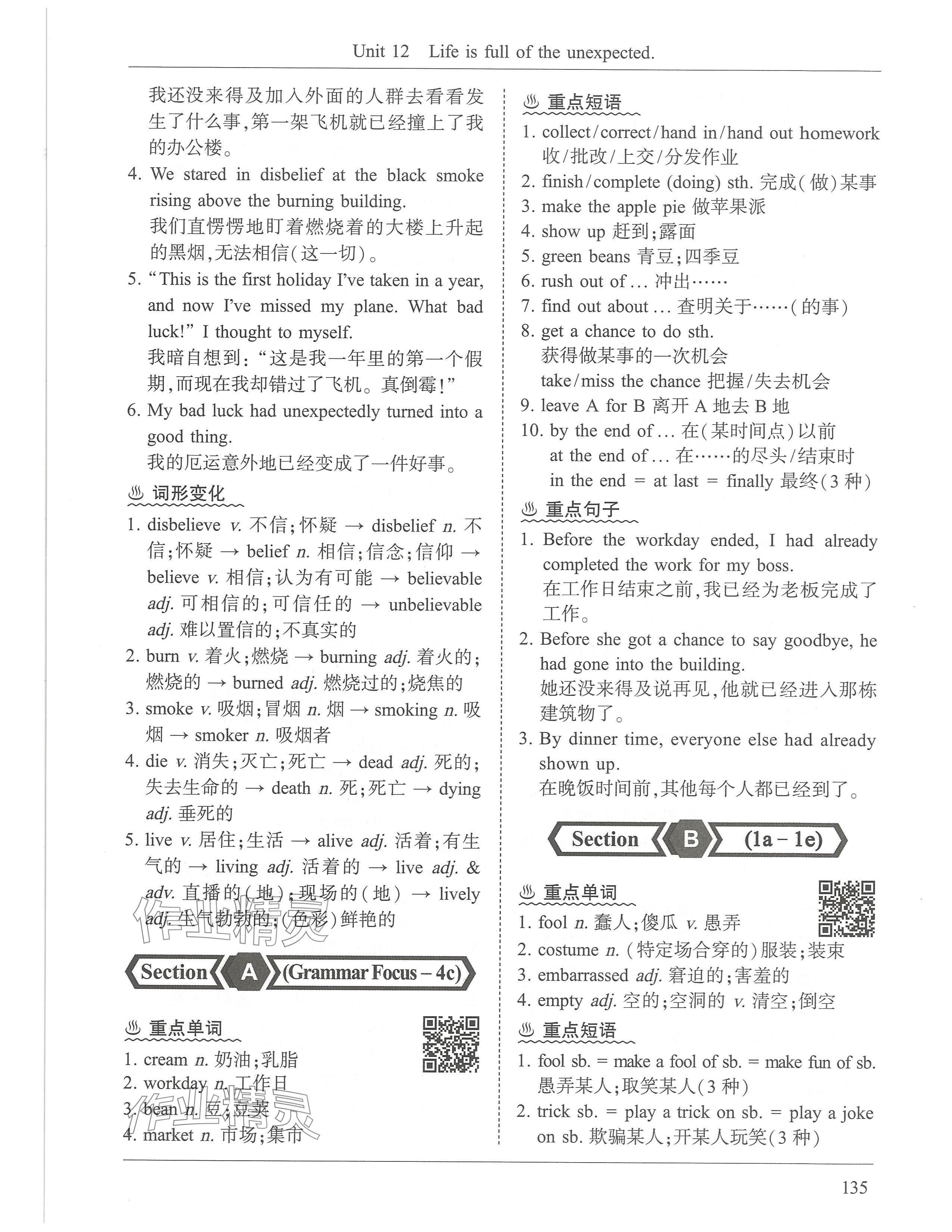 2024年新視界初中英語九年級英語下冊人教版 參考答案第15頁
