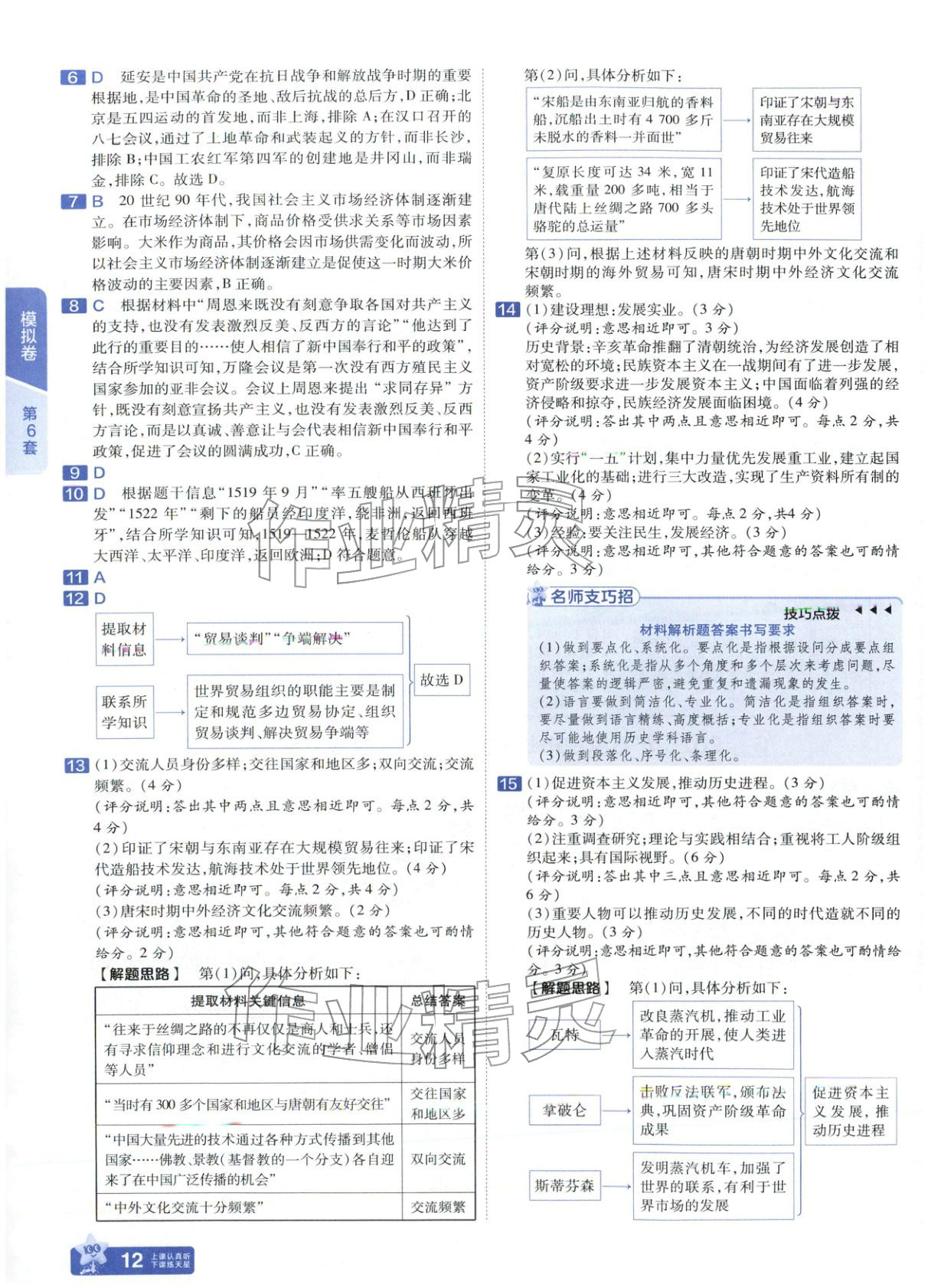 2026年金考卷中考45套汇编历史河北专版 第11页